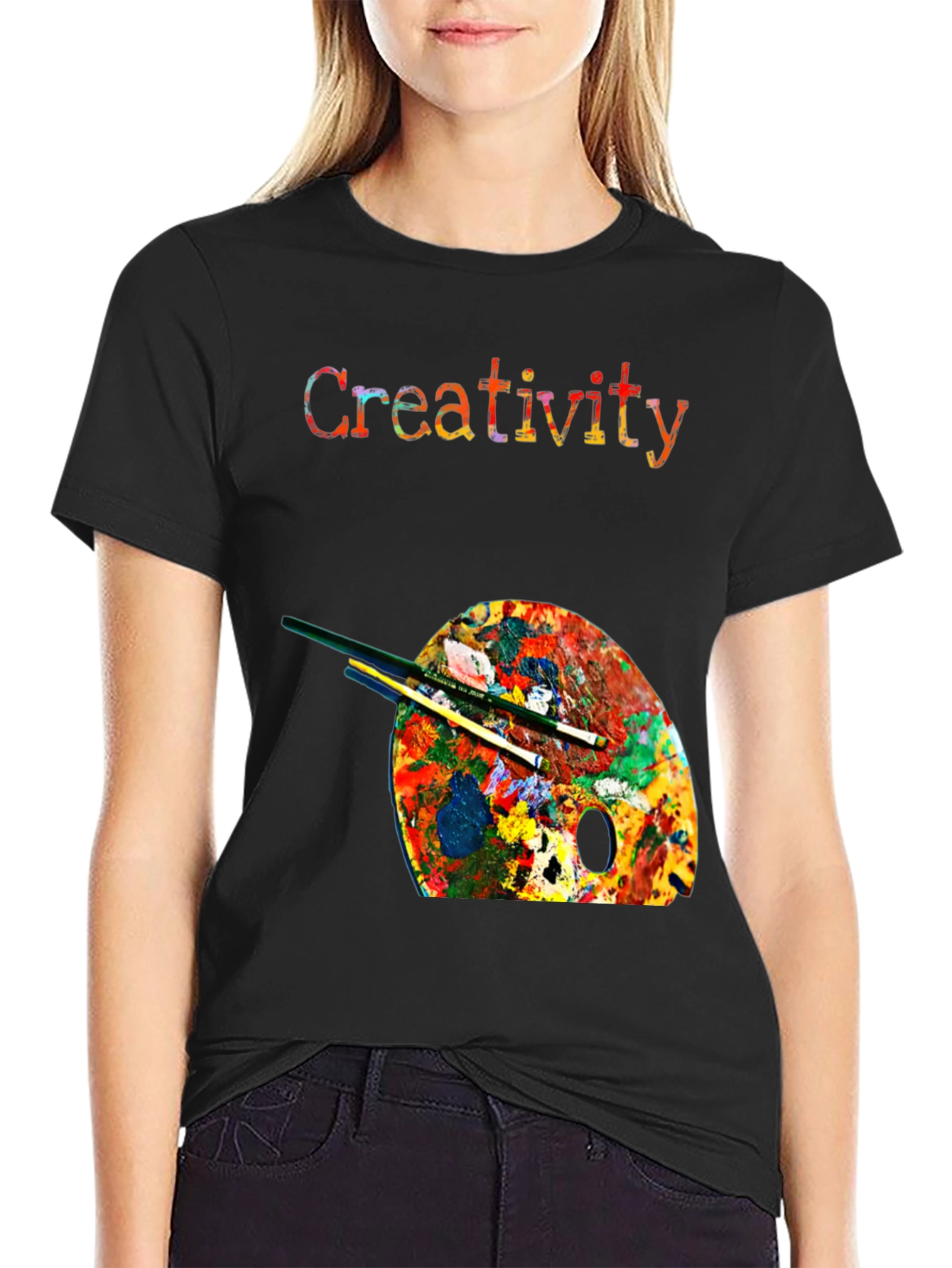 Creativity Artist Palette Graphic T-Shirt