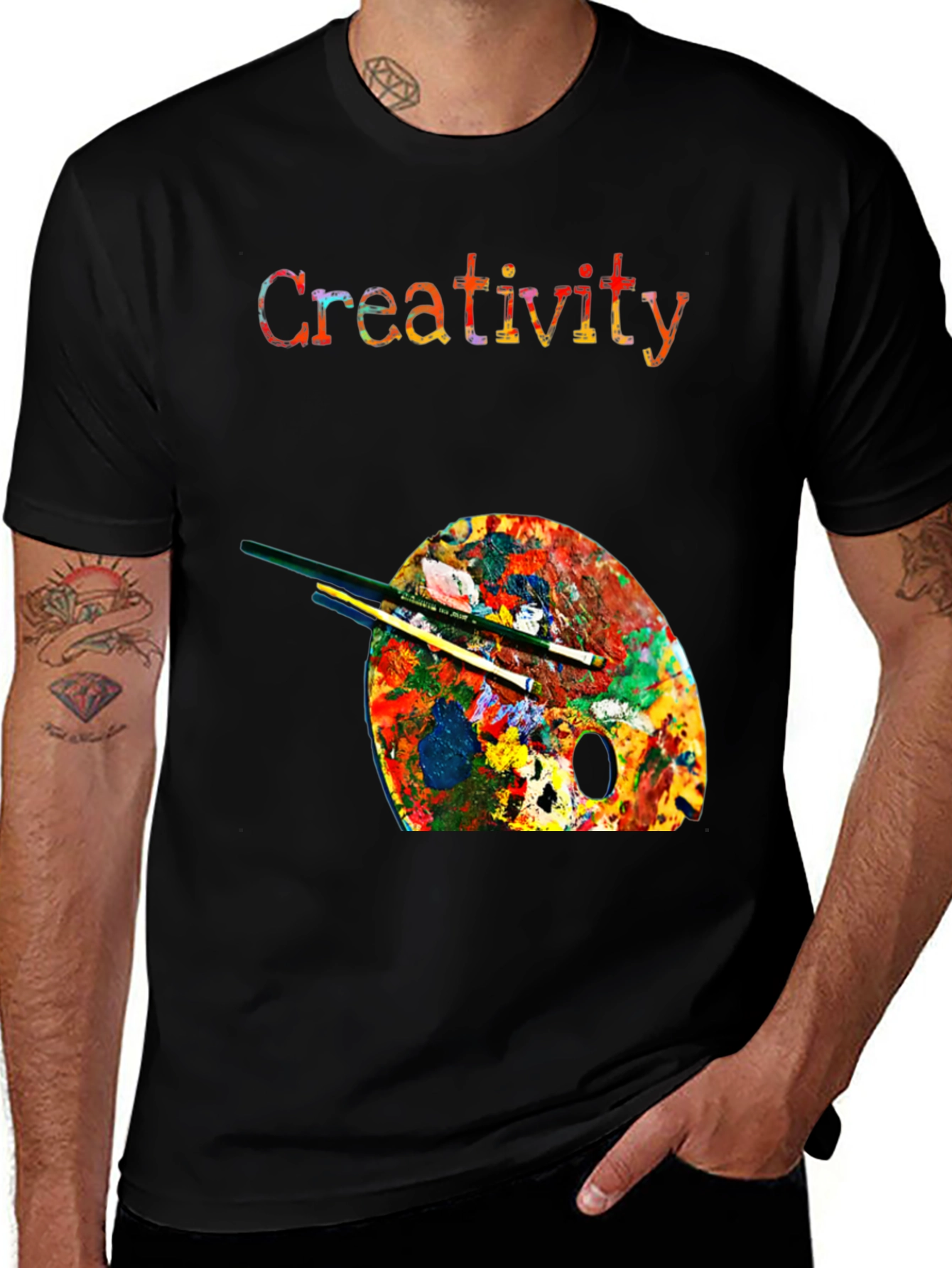 Creativity Artist Palette Graphic T-Shirt