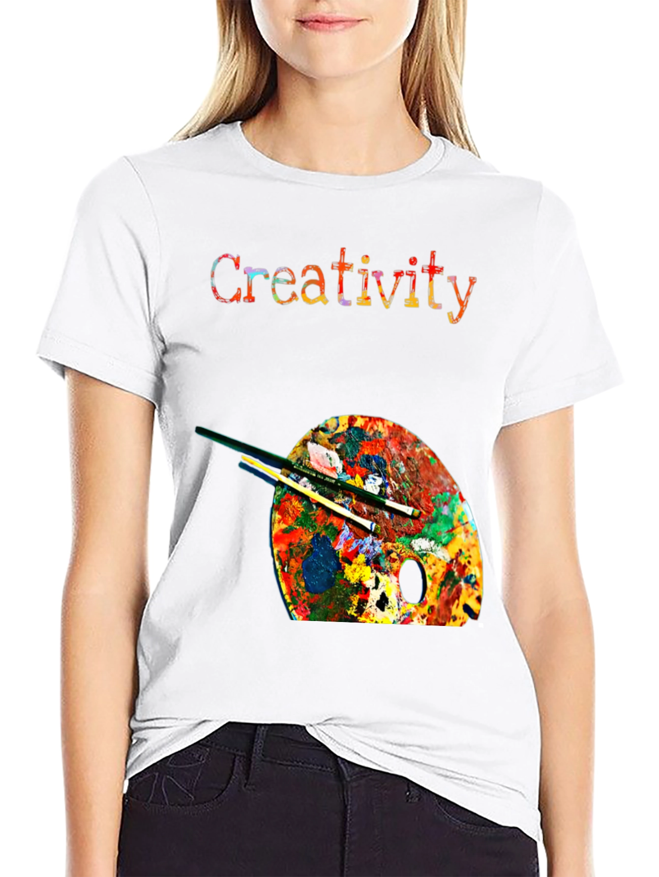 Creativity Artist Palette Graphic T-Shirt