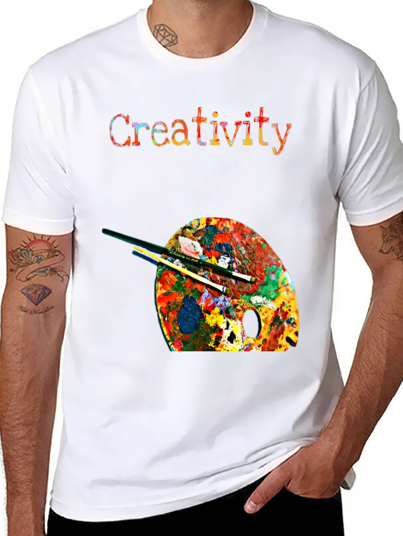 Creativity Artist Palette Graphic T-Shirt