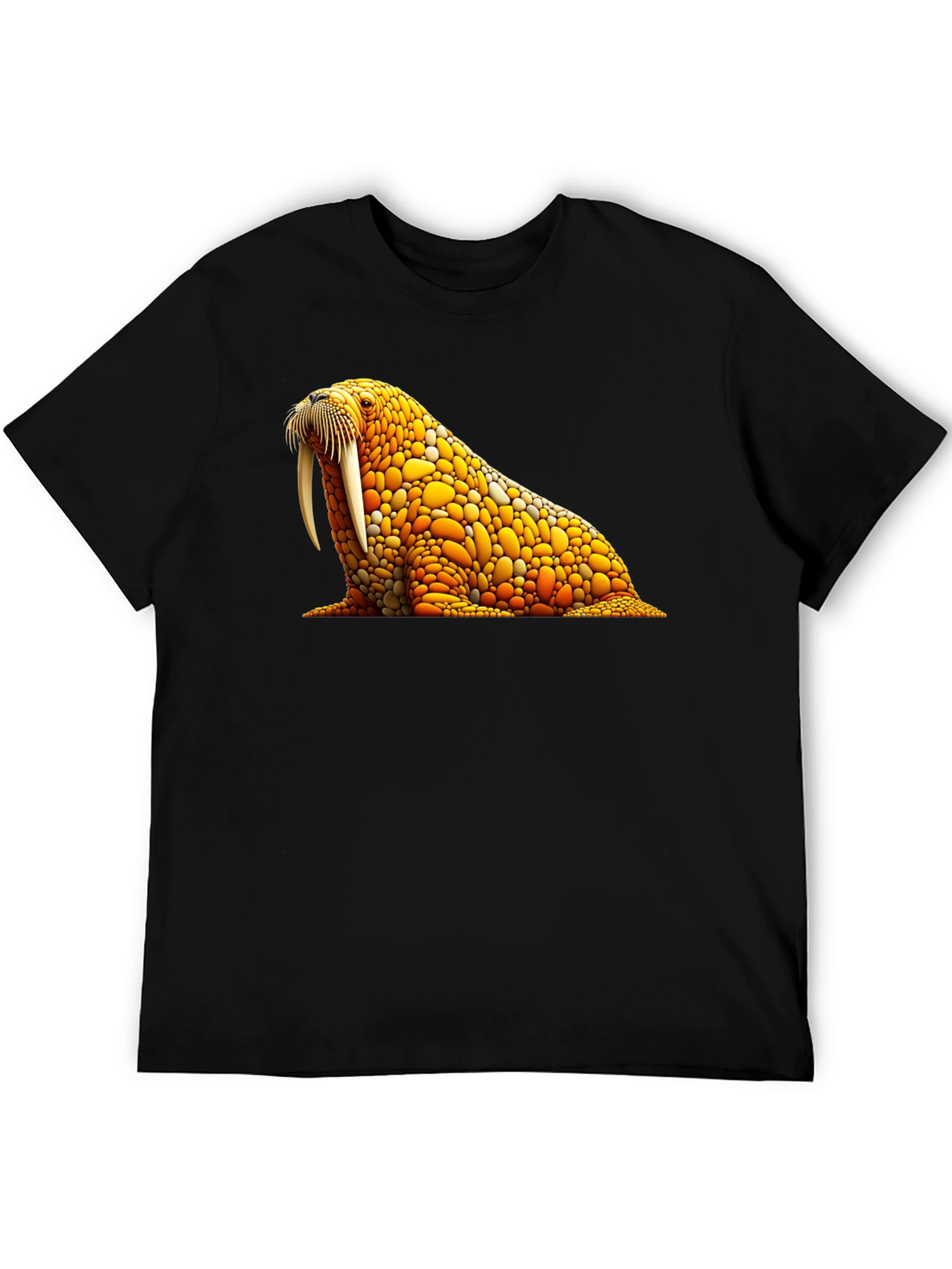 Walrus Mosaic Graphic Tee - Black