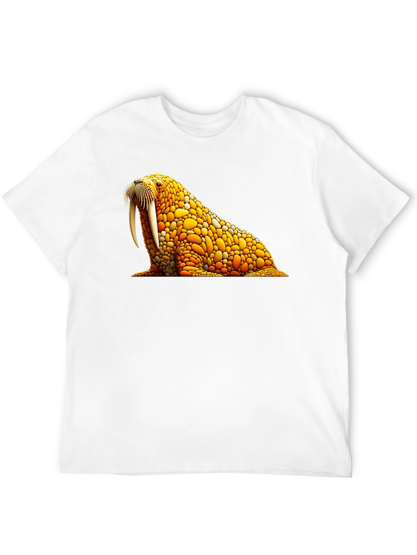 Walrus Mosaic Graphic Tee - Black