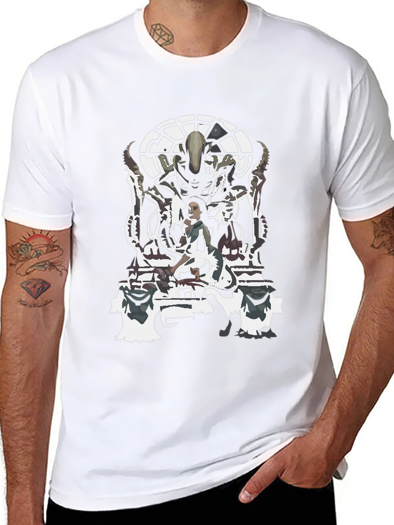 Alien vs Ripley Graphic T-Shirt - Black Cotton Tee