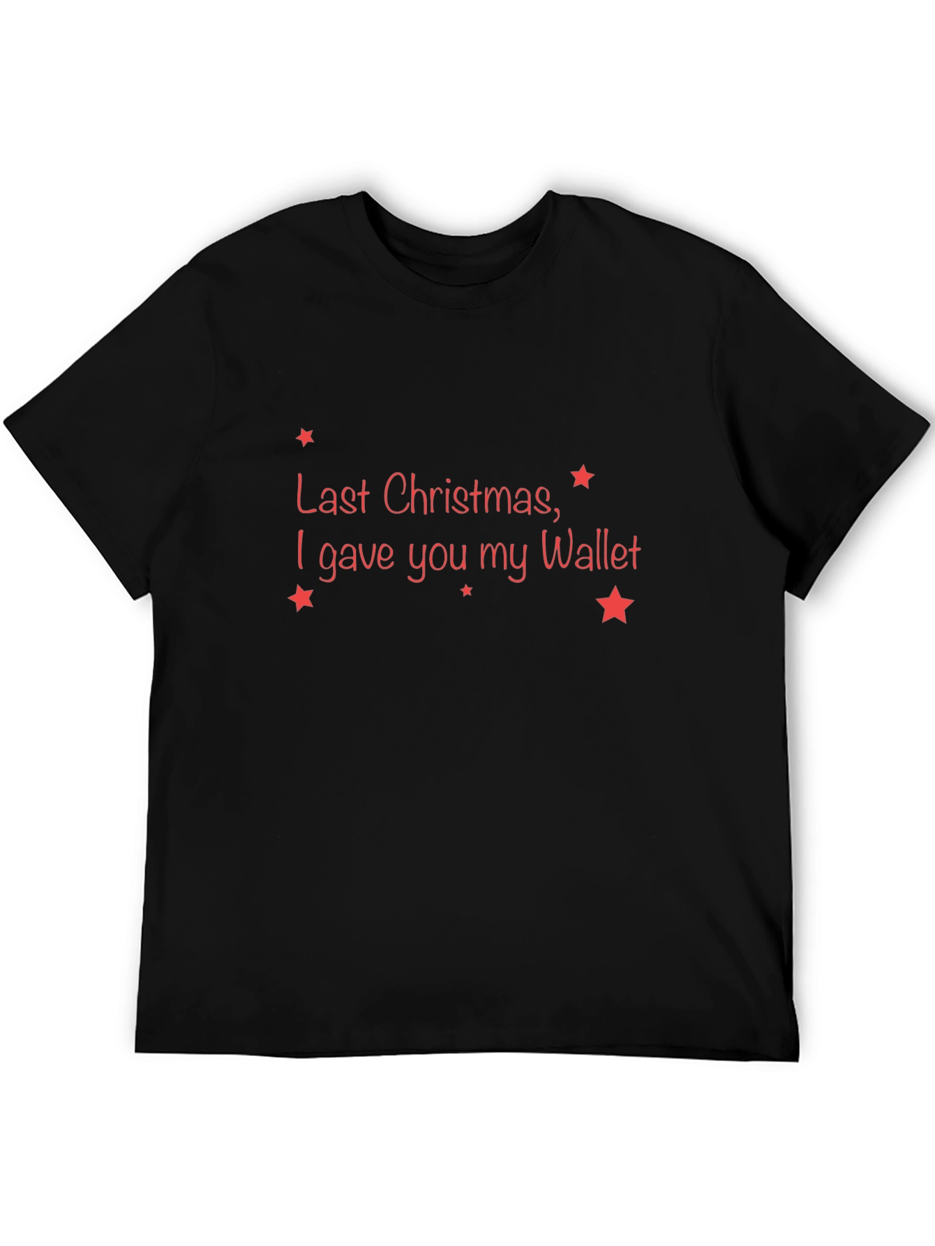 Funny Christmas Wallet Graphic T-Shirt