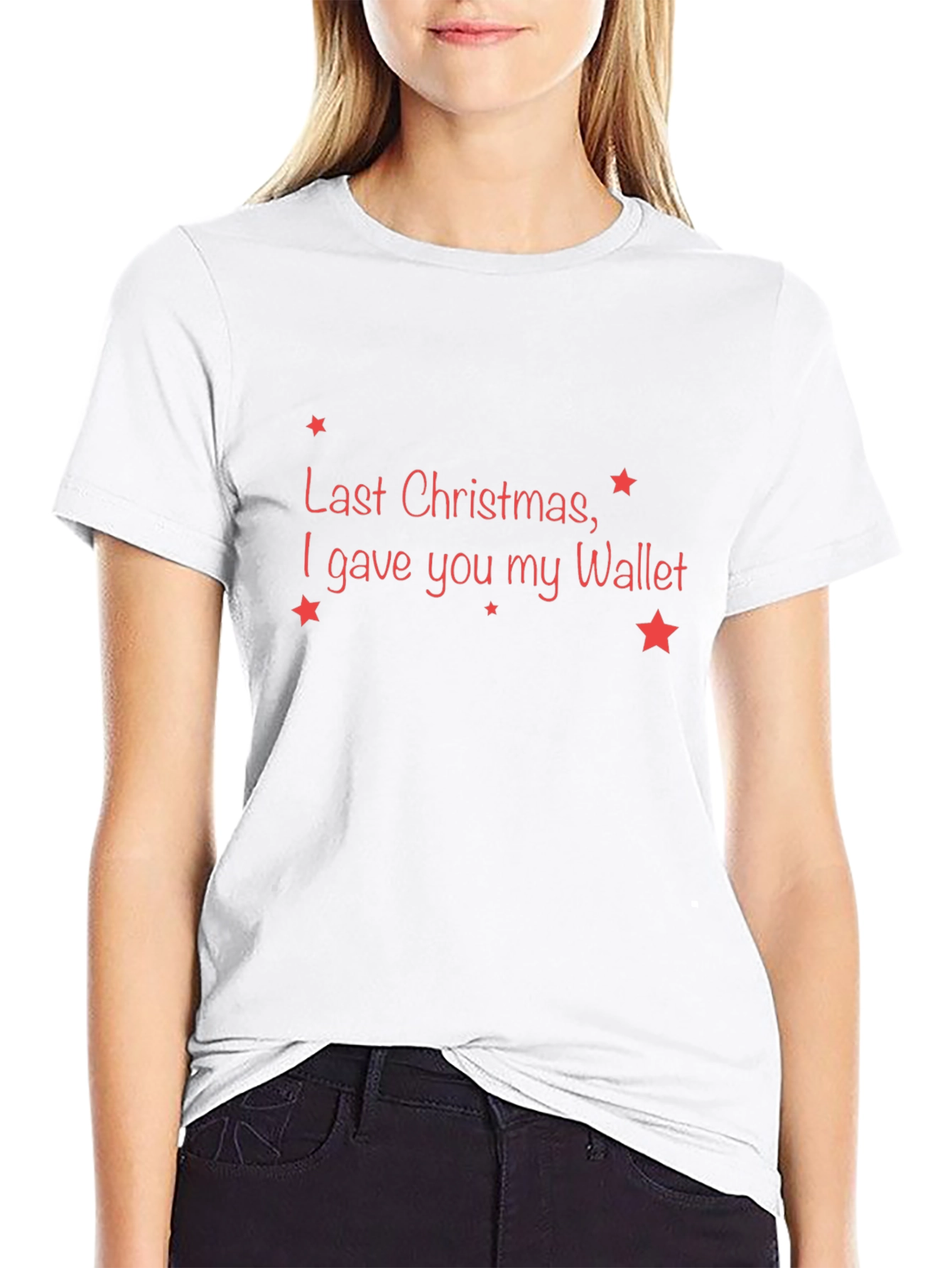 Funny Christmas Wallet Graphic T-Shirt