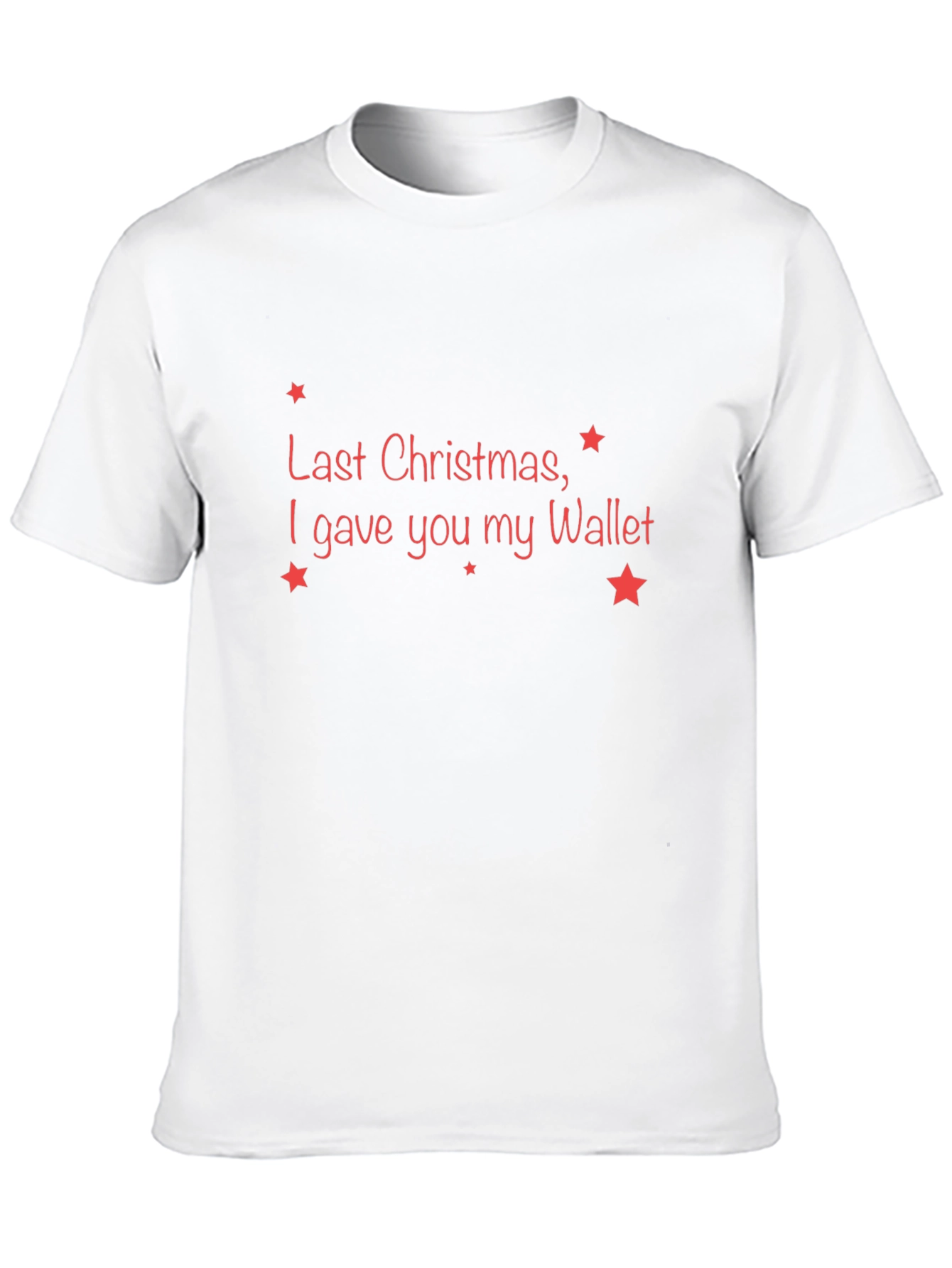 Funny Christmas Wallet Graphic T-Shirt