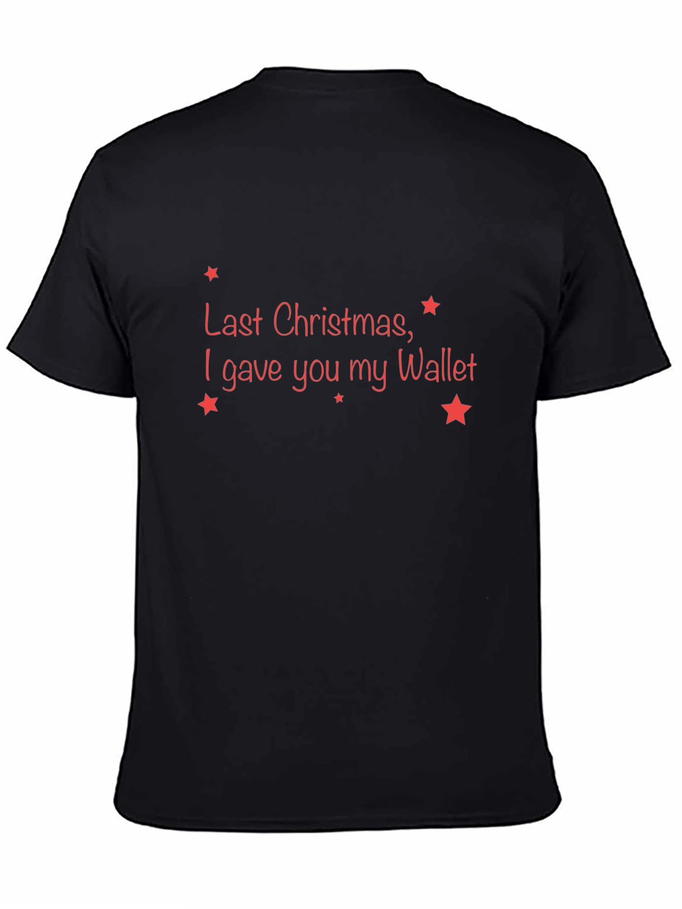 Funny Christmas Wallet Graphic T-Shirt