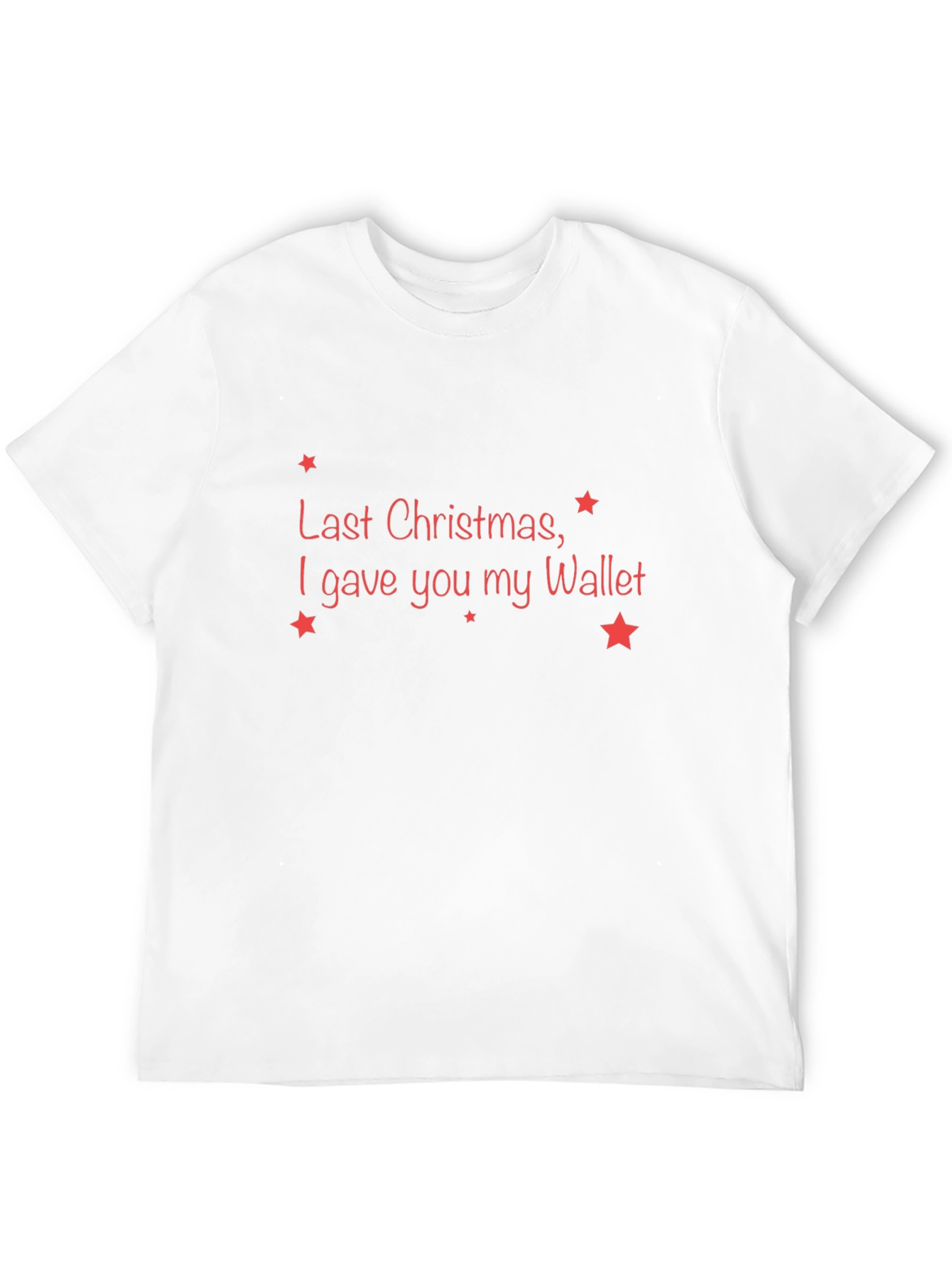 Funny Christmas Wallet Graphic T-Shirt