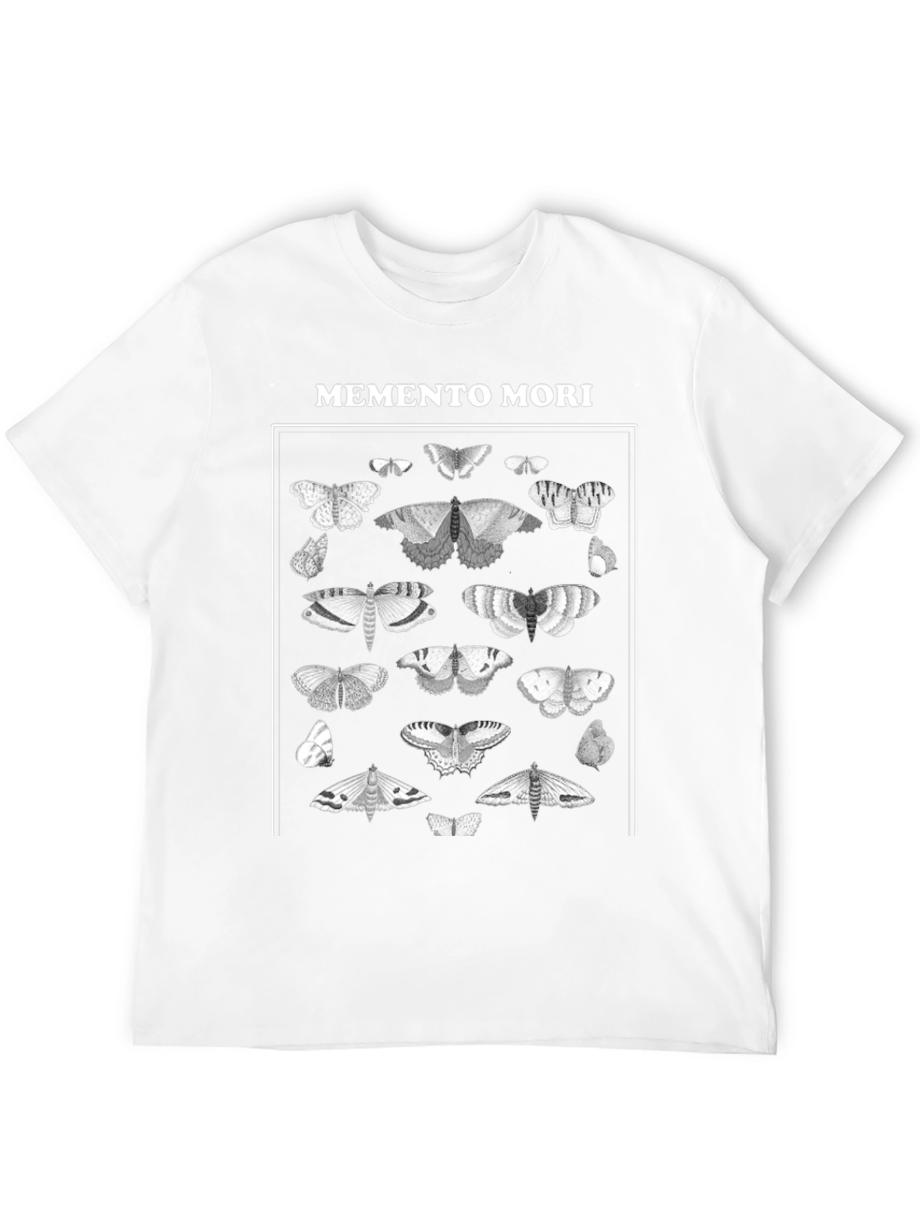 Memento Mori Moth Graphic T-Shirt