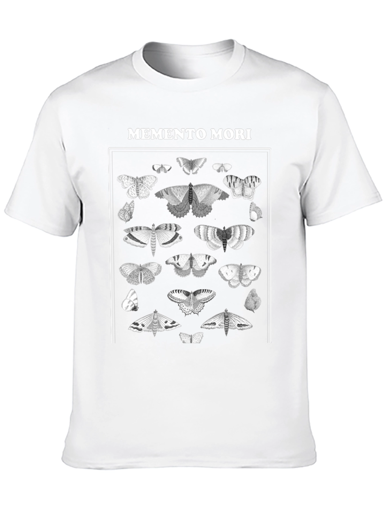 Memento Mori Moth Graphic T-Shirt