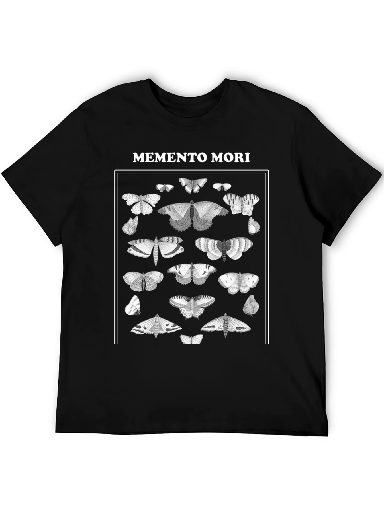 Memento Mori Moth Graphic T-Shirt