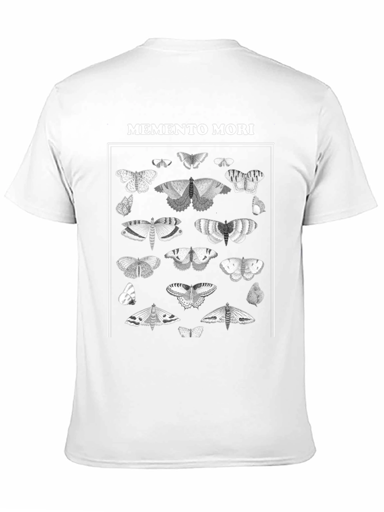 Memento Mori Moth Graphic T-Shirt