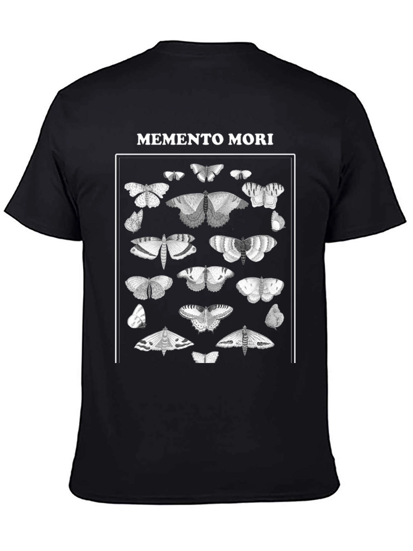 Memento Mori Moth Graphic T-Shirt