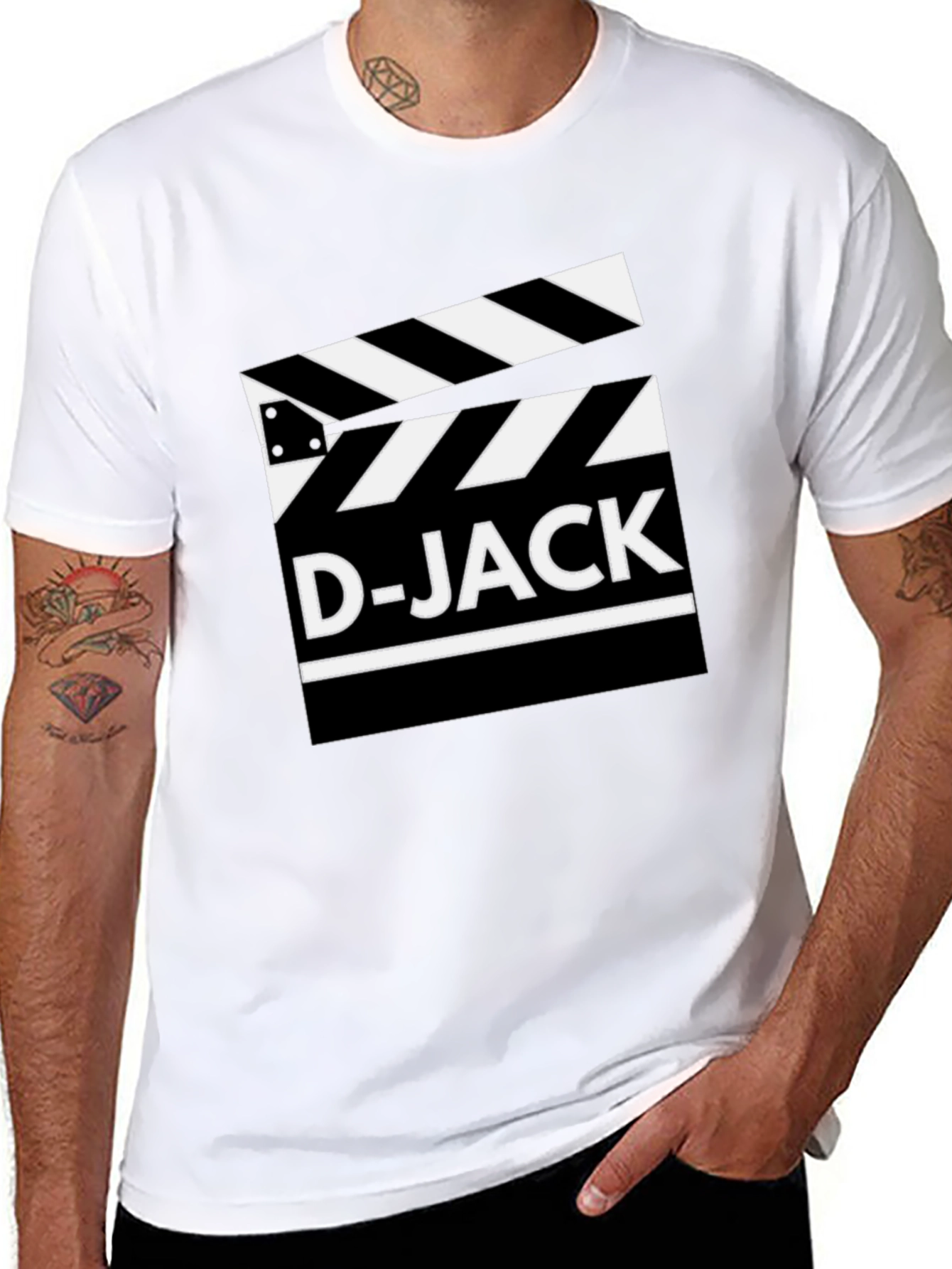 D-JACK Film Clapboard Black T-Shirt