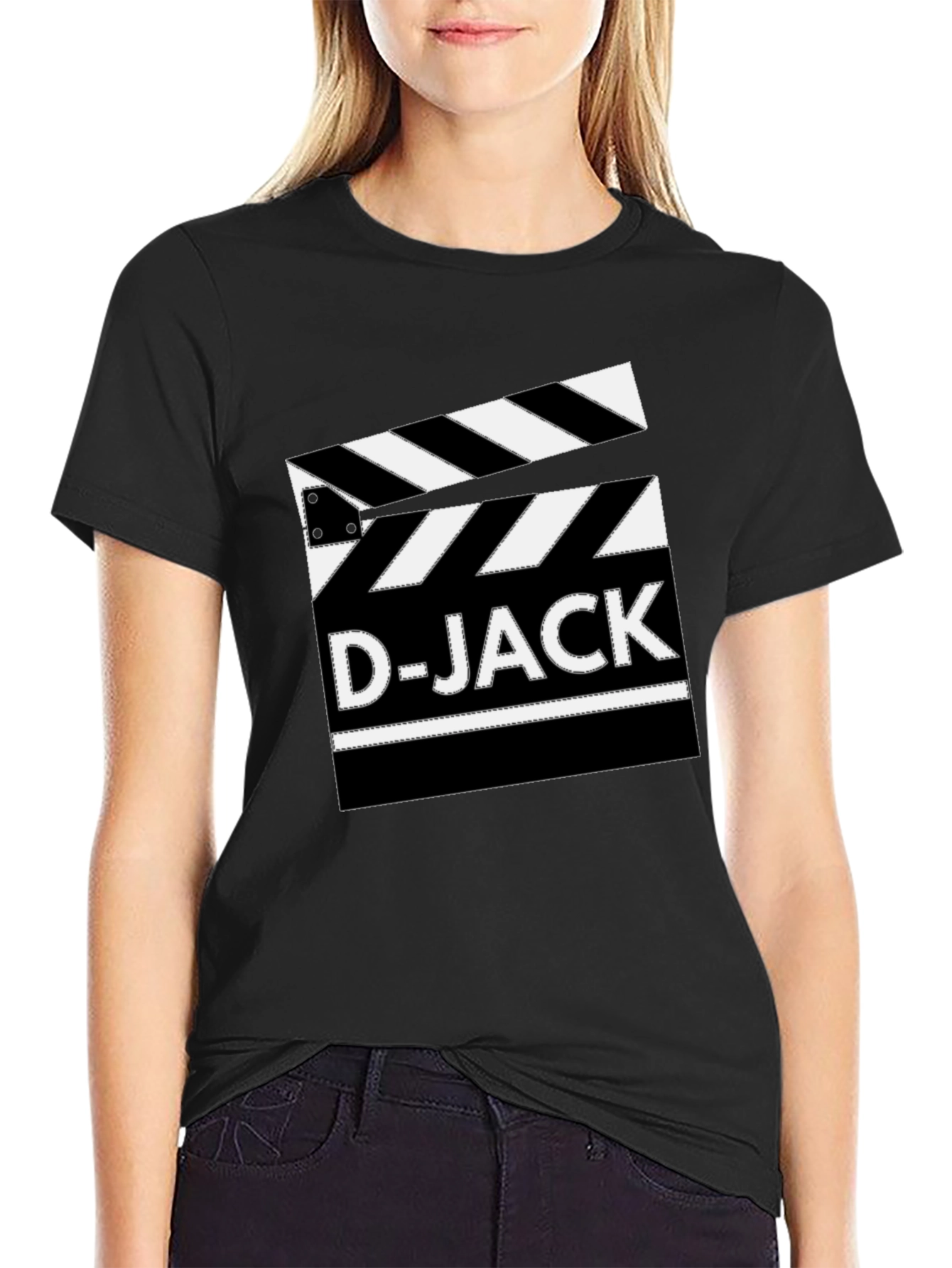 D-JACK Film Clapboard Black T-Shirt