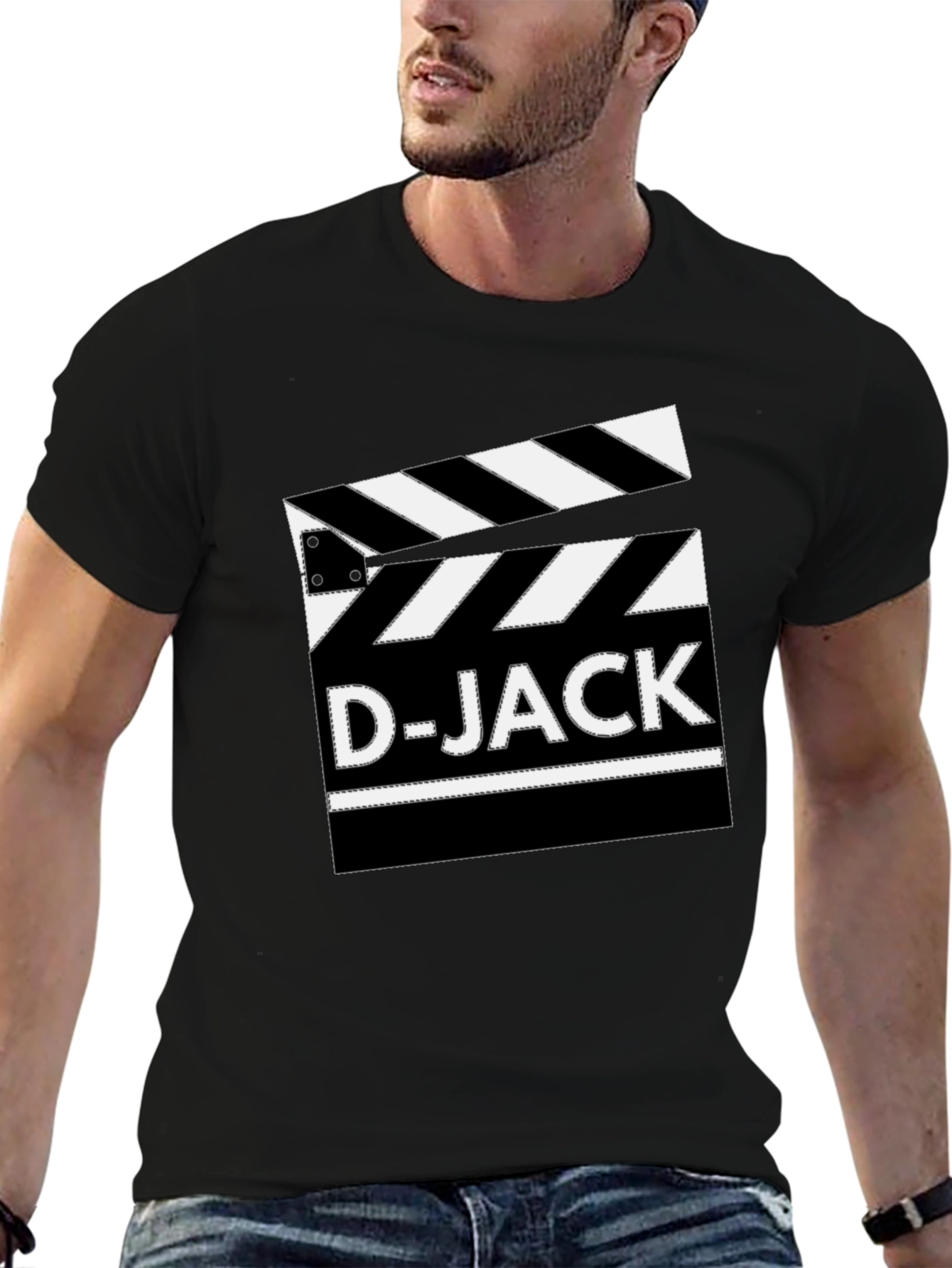 D-JACK Film Clapboard Black T-Shirt