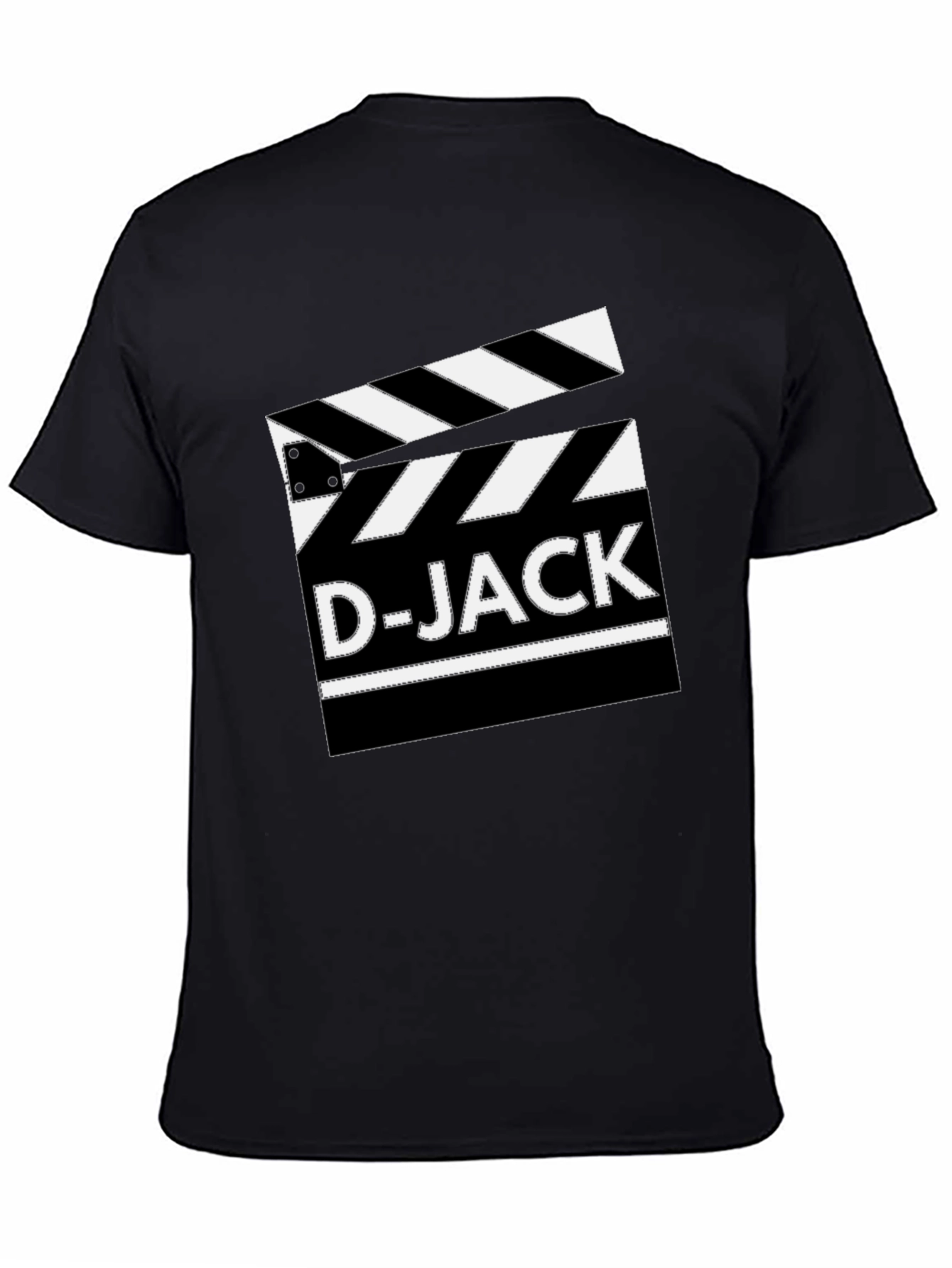 D-JACK Film Clapboard Black T-Shirt