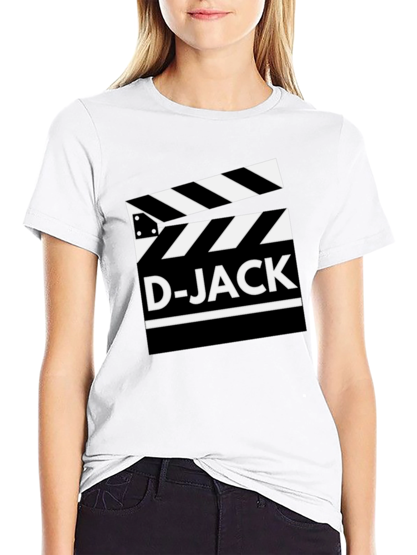 D-JACK Film Clapboard Black T-Shirt
