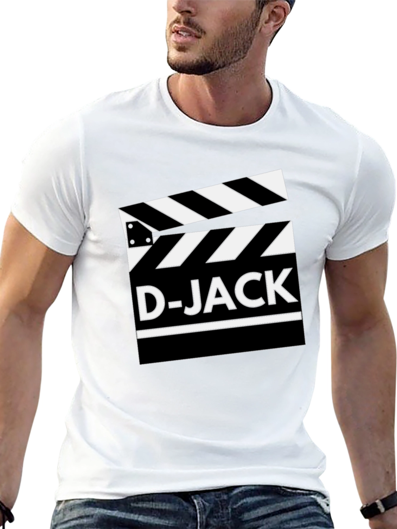 D-JACK Film Clapboard Black T-Shirt