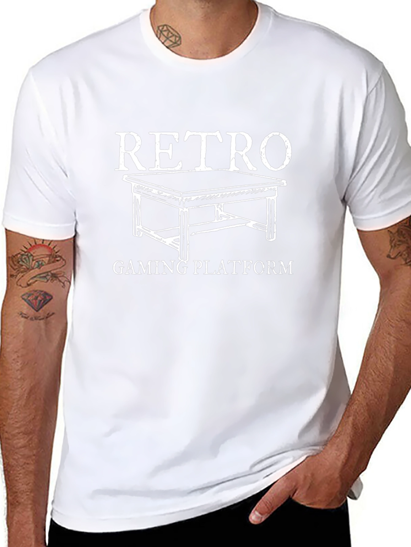 Retro Gaming Platform Graphic Tee - Gamer T-Shirt