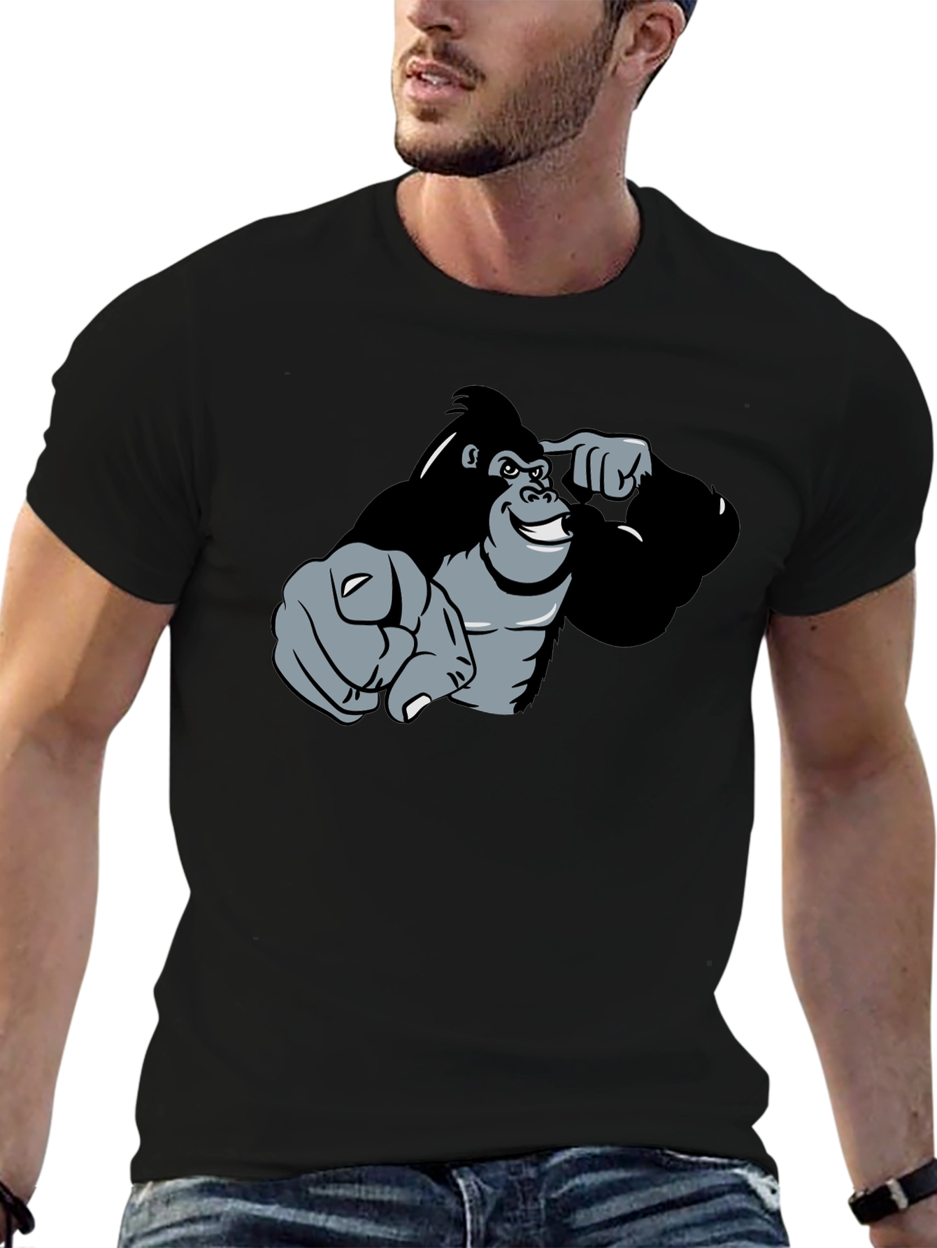 Gorilla Graphic Tee - Flex Your Style!