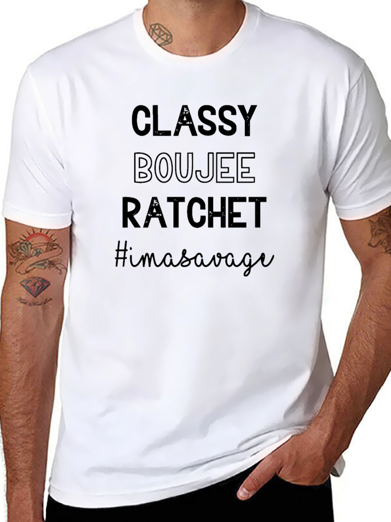 Classy Boujee Ratchet T-Shirt - Savage Style