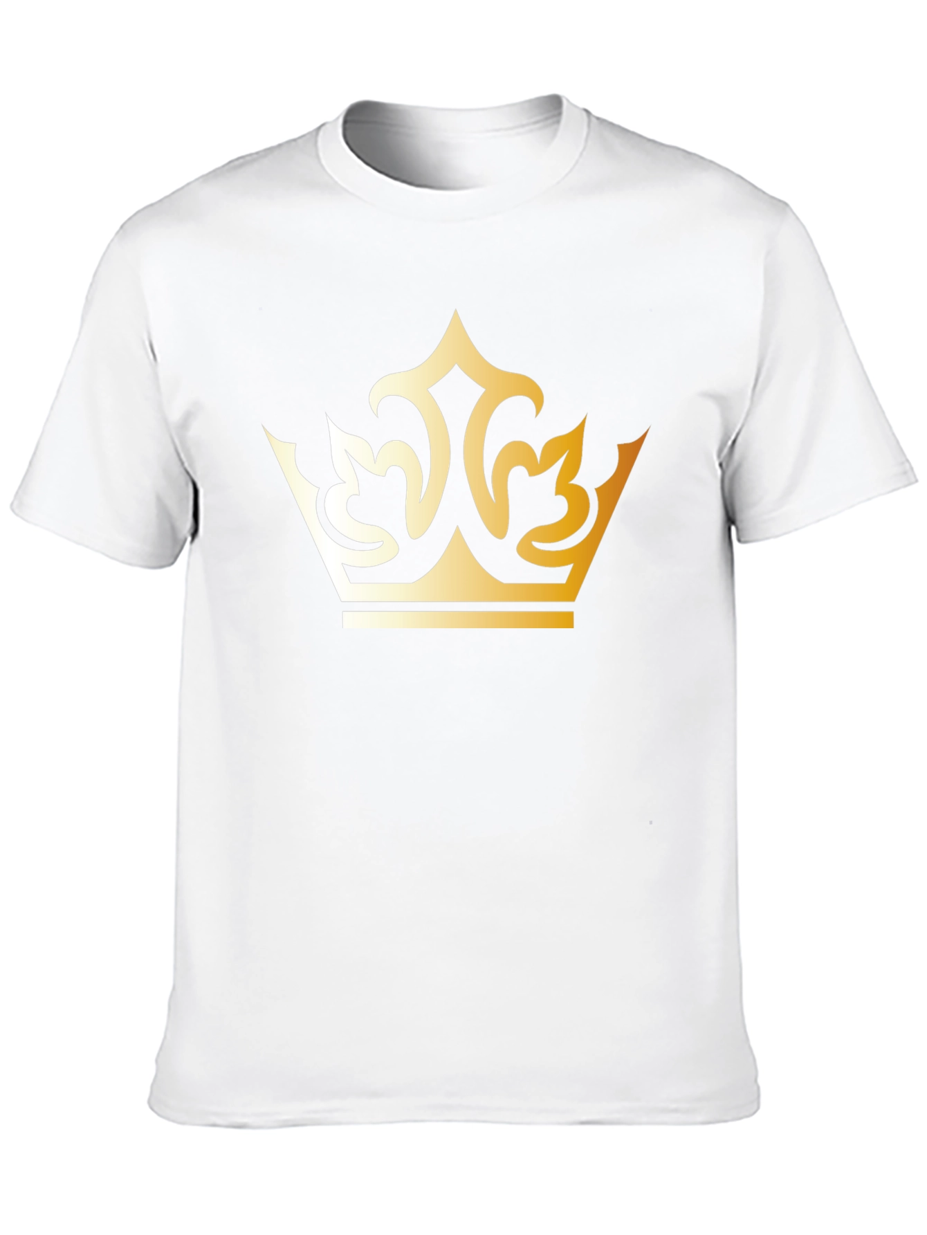 Gold Crown Graphic Black T-Shirt