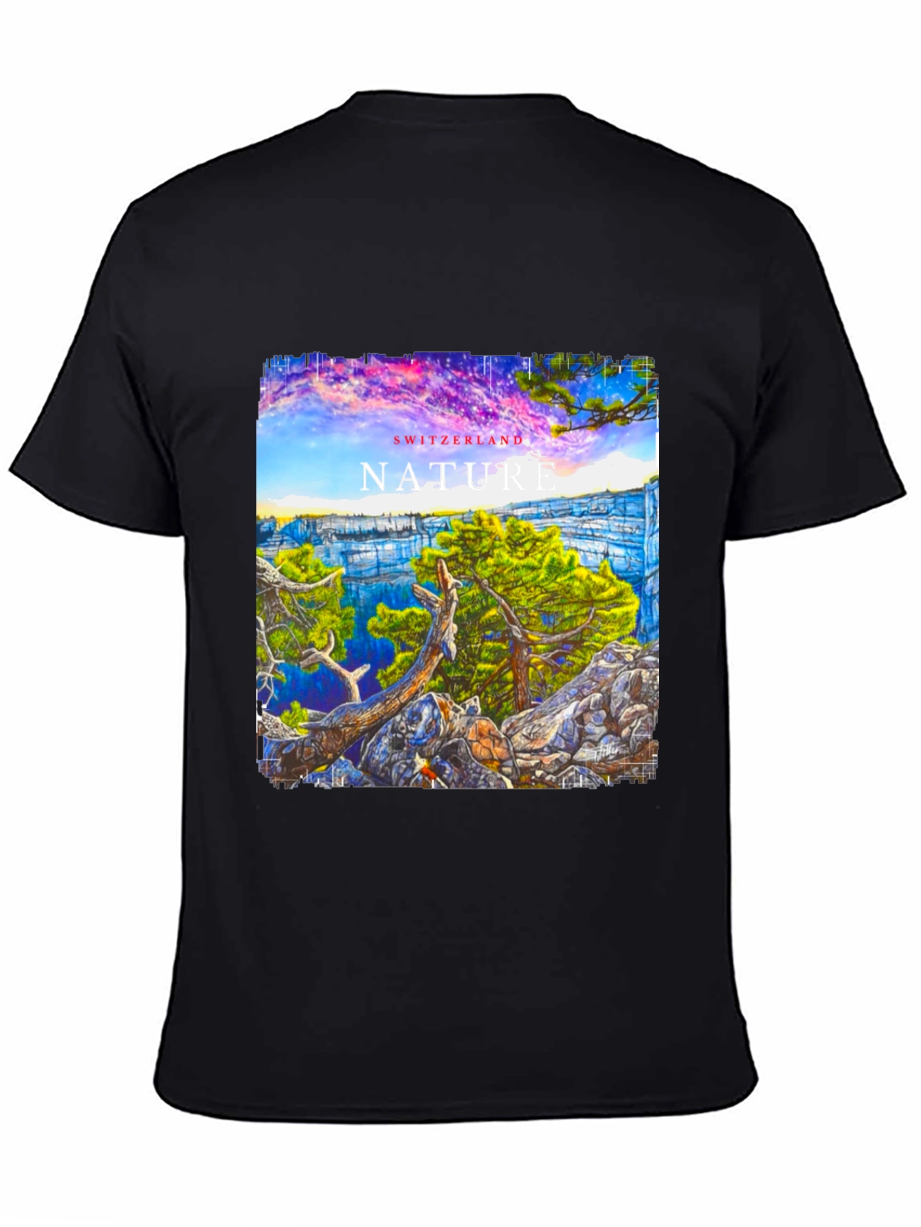 Switzerland Nature Graphic T-Shirt