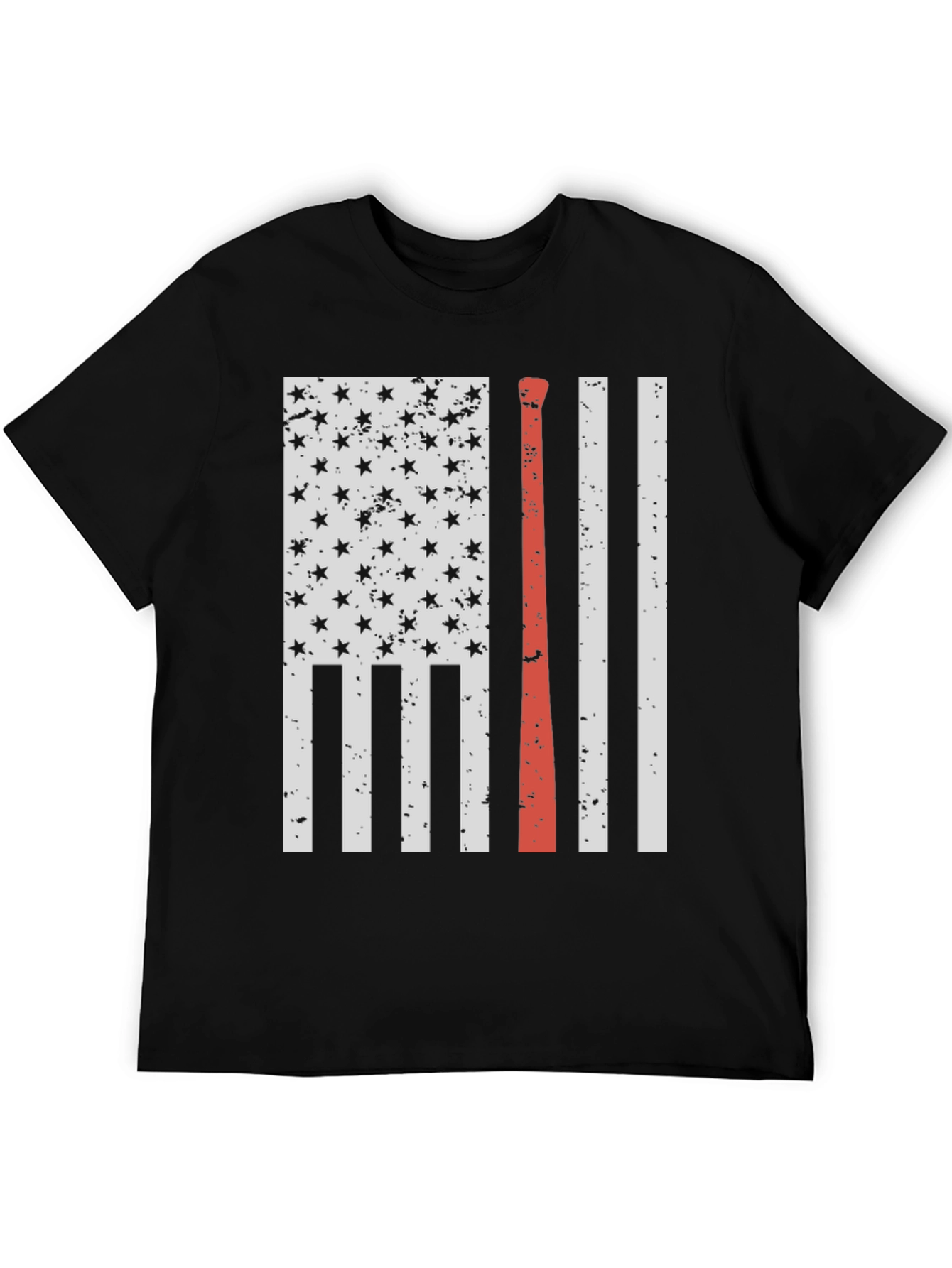 USA Flag Baseball T-Shirt