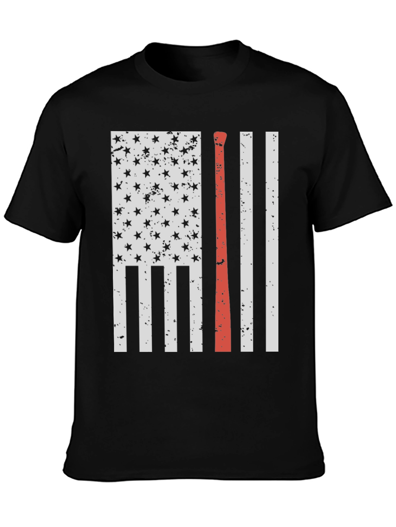 USA Flag Baseball T-Shirt