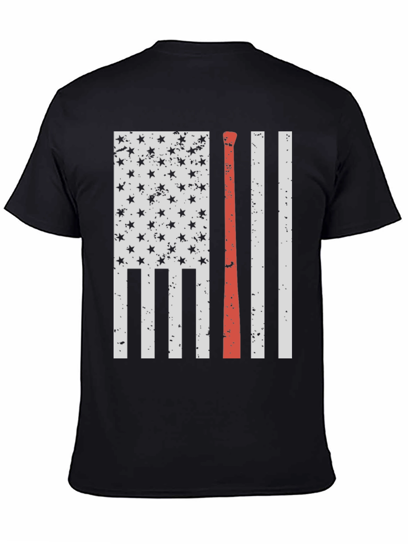 USA Flag Baseball T-Shirt
