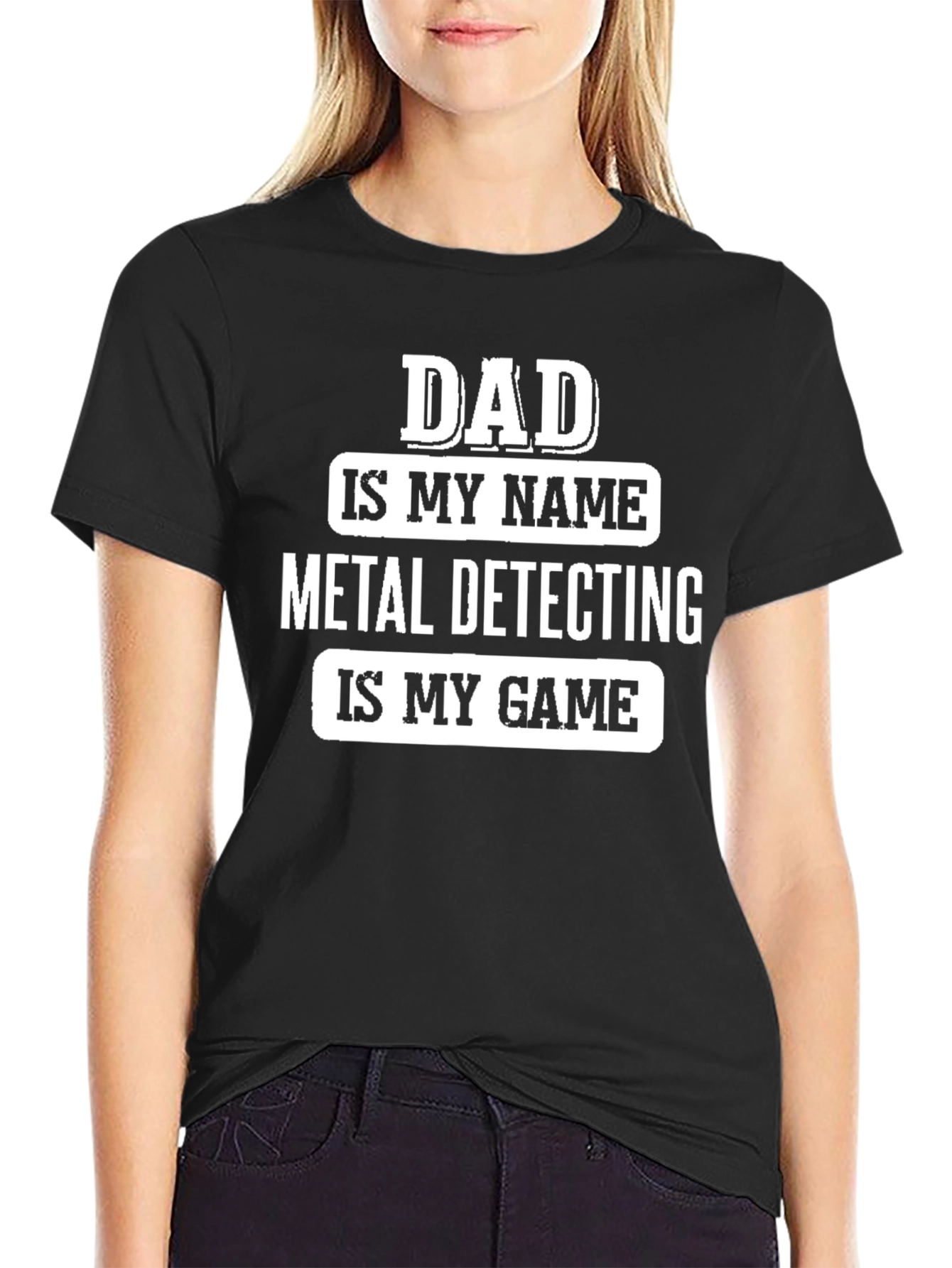 Dad Metal Detecting T-Shirt - Funny Gift