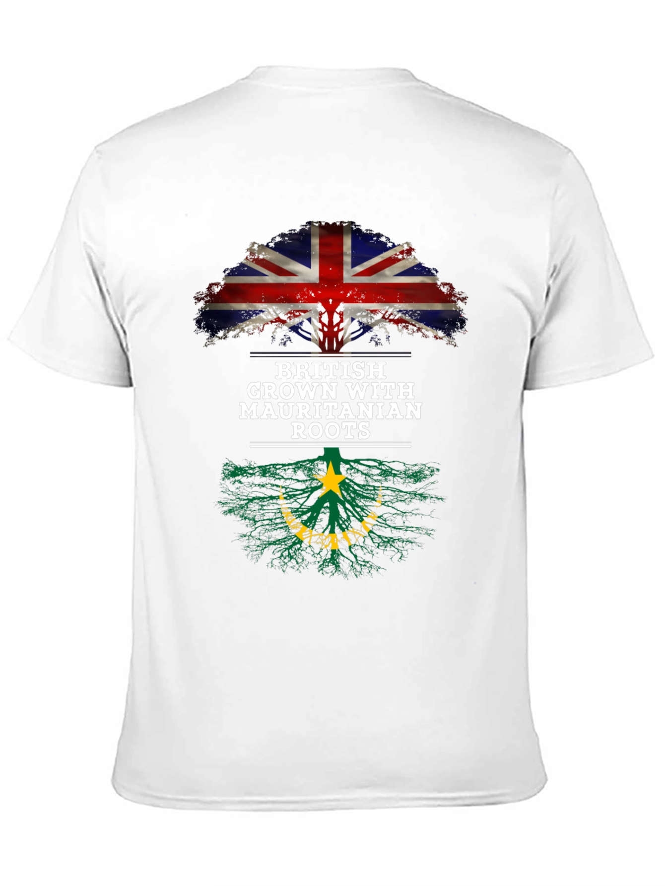 British Grown Mauritanian Roots Graphic Tee