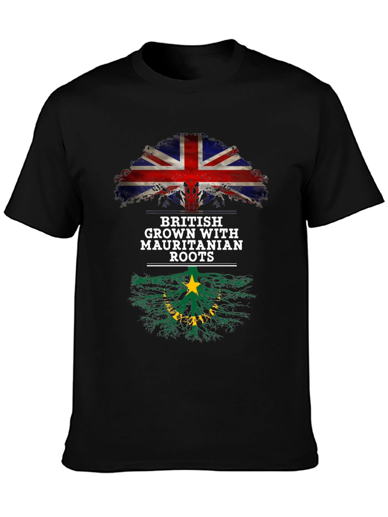British Grown Mauritanian Roots Graphic Tee