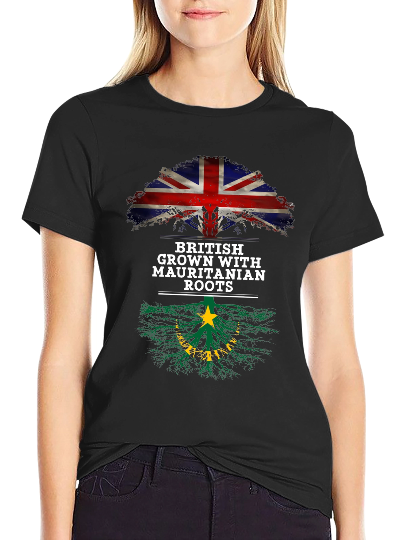 British Grown Mauritanian Roots Graphic Tee
