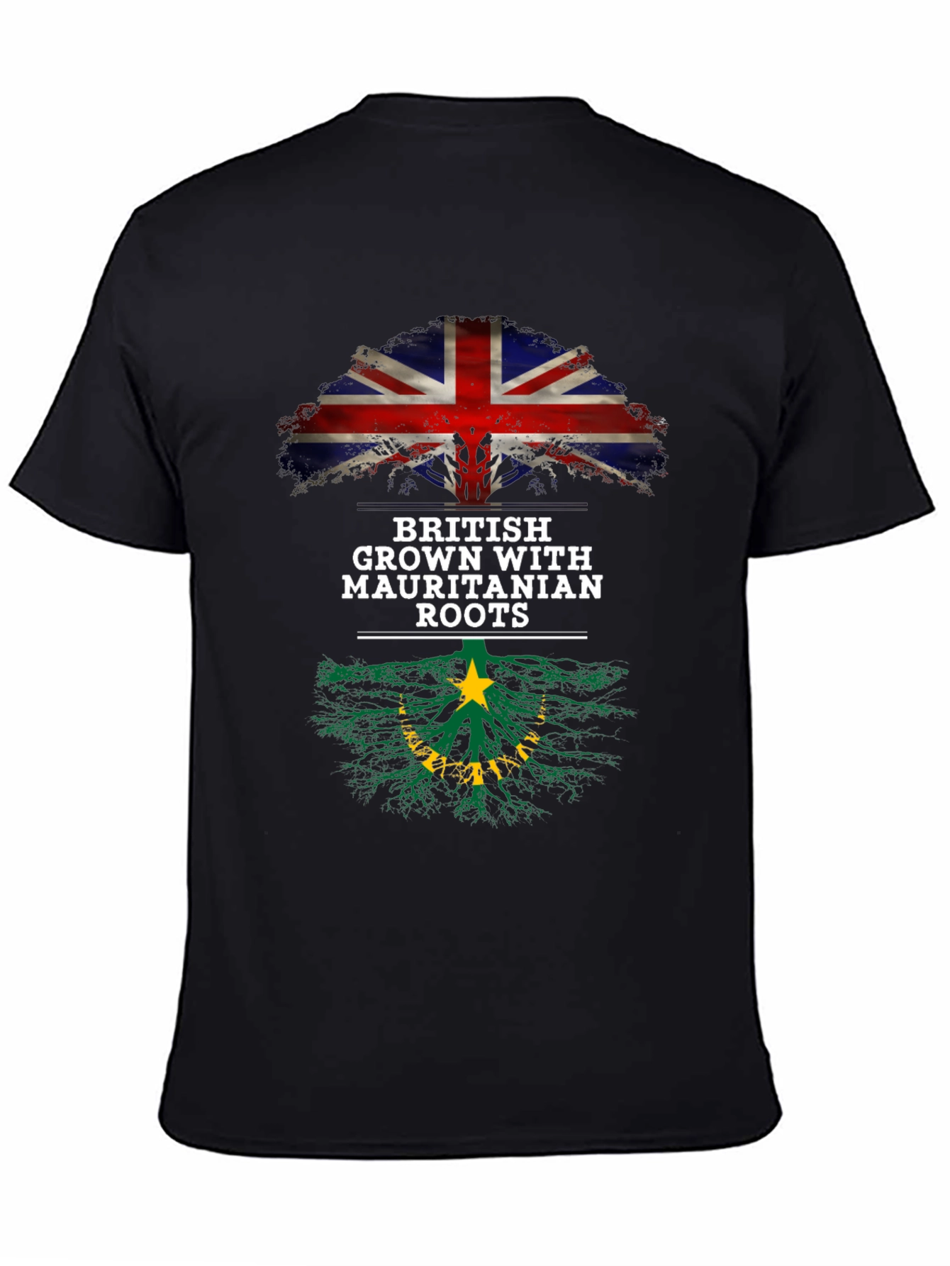 British Grown Mauritanian Roots Graphic Tee