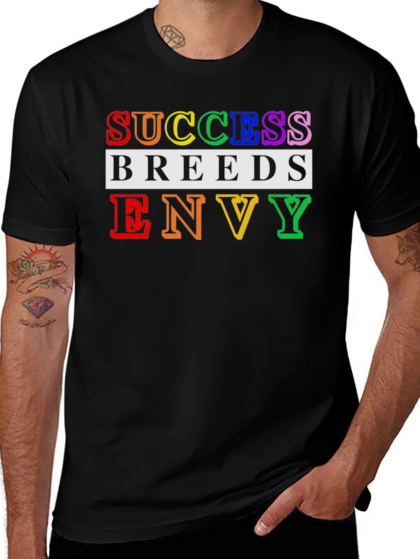 Success Breeds Envy Graphic Tee - Mens Black T-Shirt
