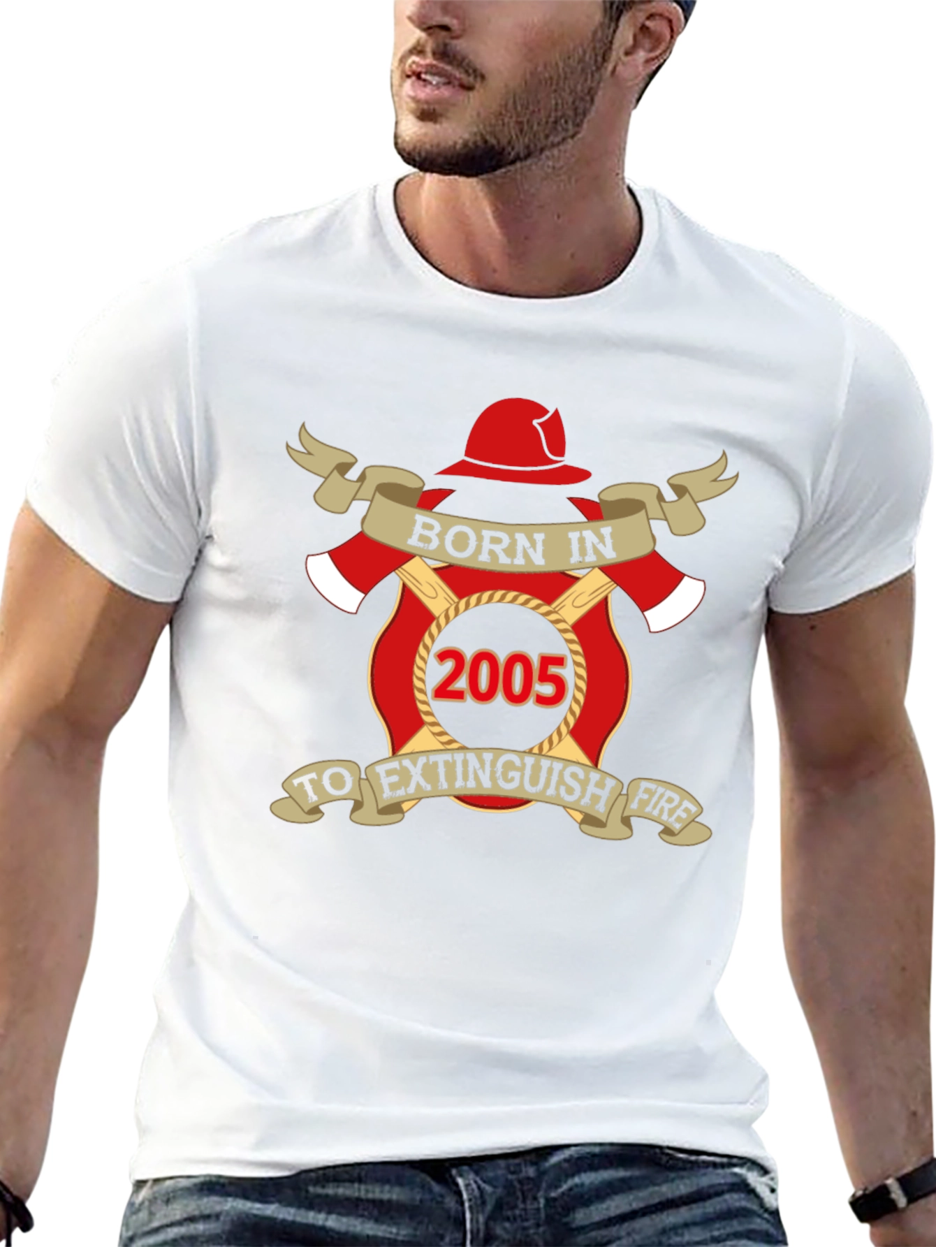 Born in 2005 Firefighter T-Shirt