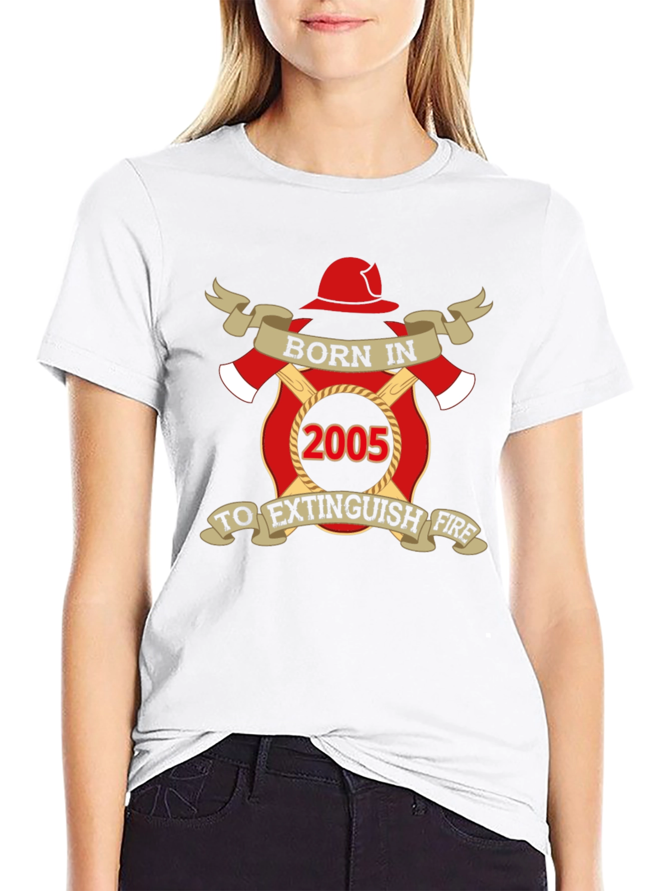 Born in 2005 Firefighter T-Shirt