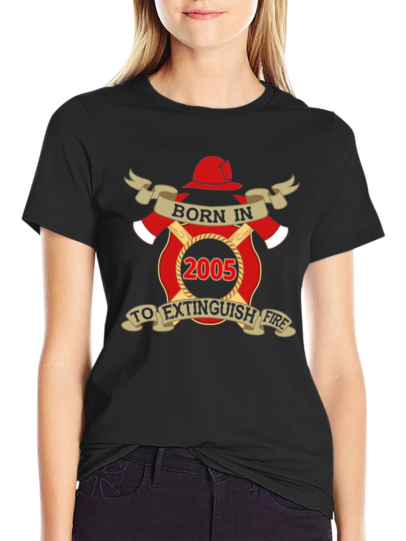 Born in 2005 Firefighter T-Shirt