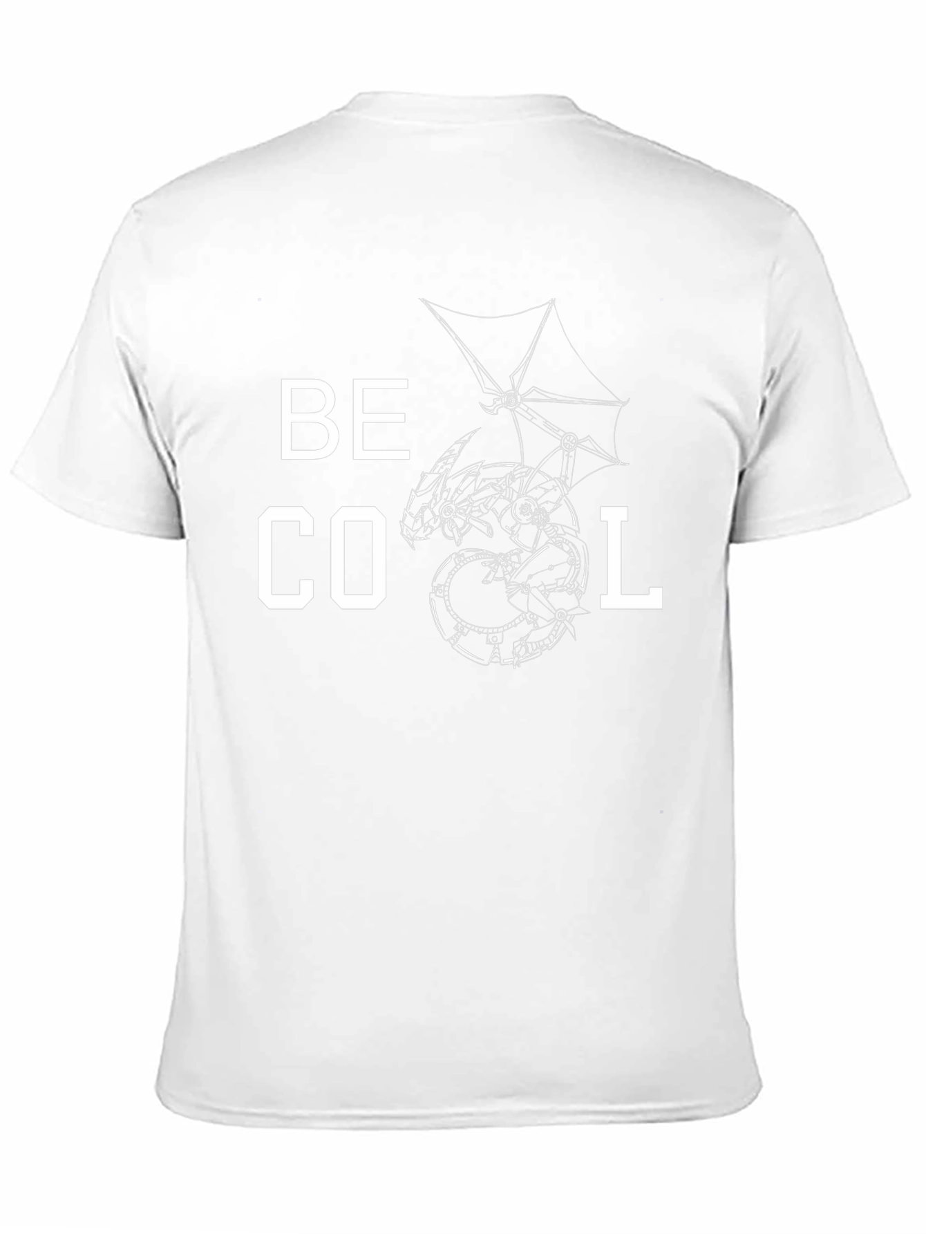 Be Cool Dragon Graphic Tee - Stylish Mens T-Shirt
