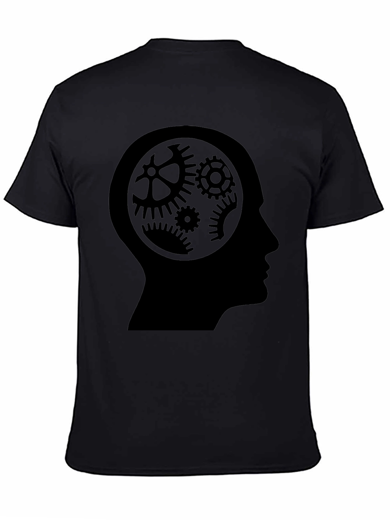 Cog Mind Black T-Shirt - Thinking Tee