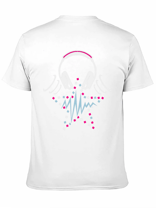 DJ Headphones Graphic Tee - Music Lovers T-Shirt