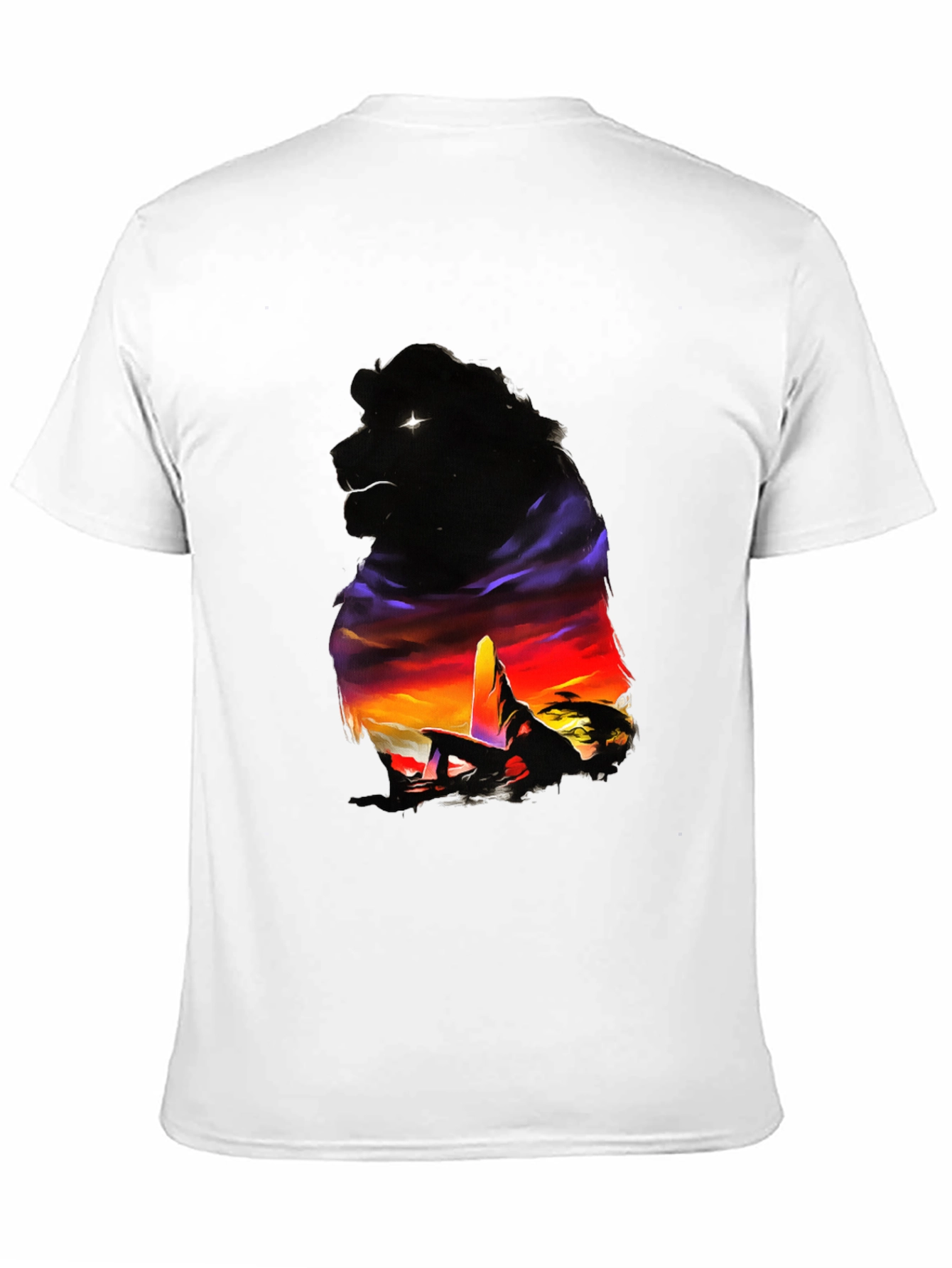 Lion King Sunset T-Shirt - Pride Lands Design