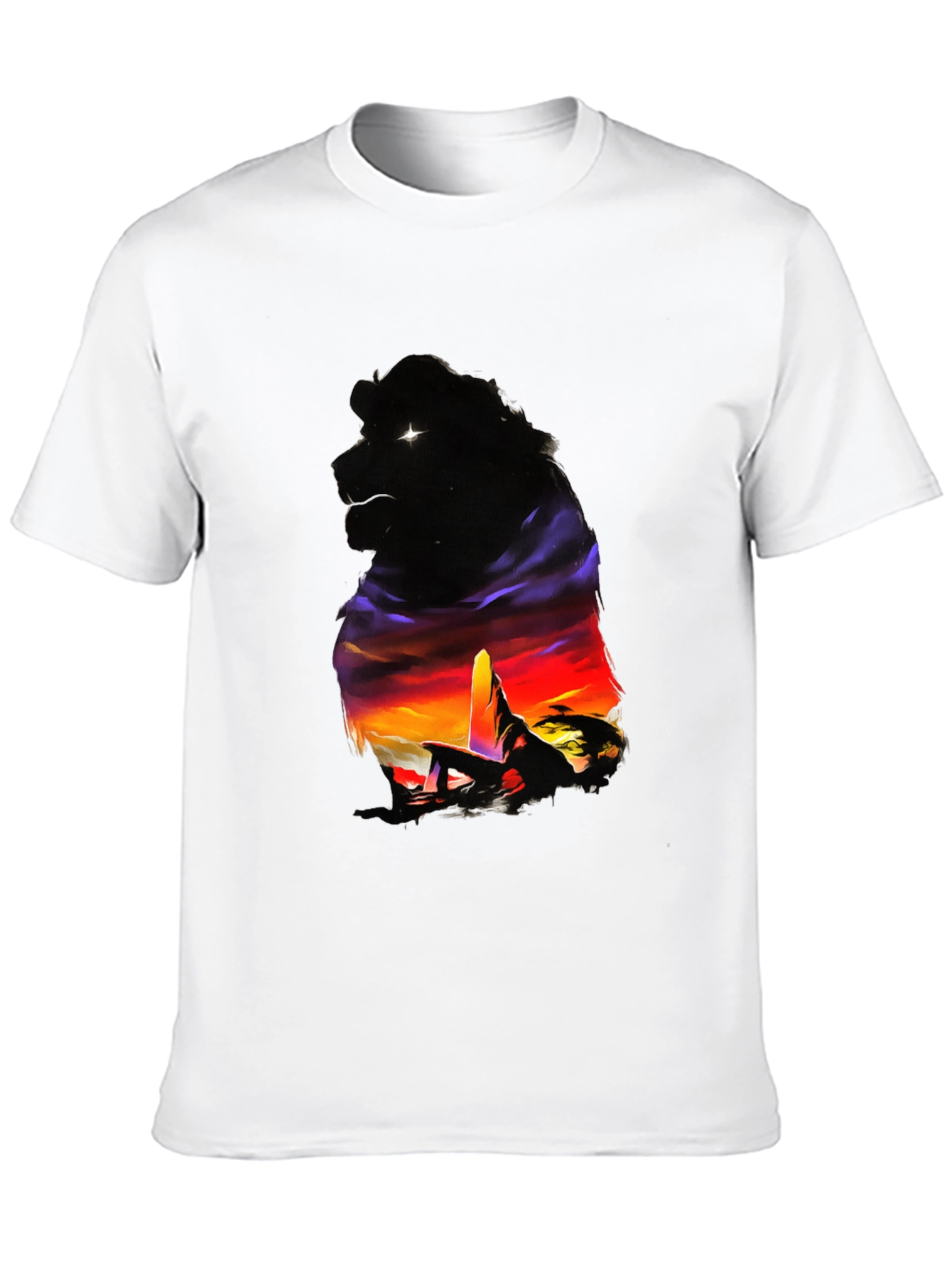 Lion King Sunset T-Shirt - Pride Lands Design