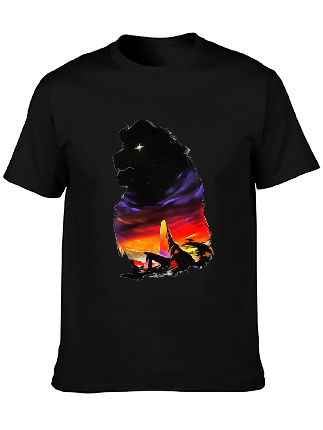 Lion King Sunset T-Shirt - Pride Lands Design