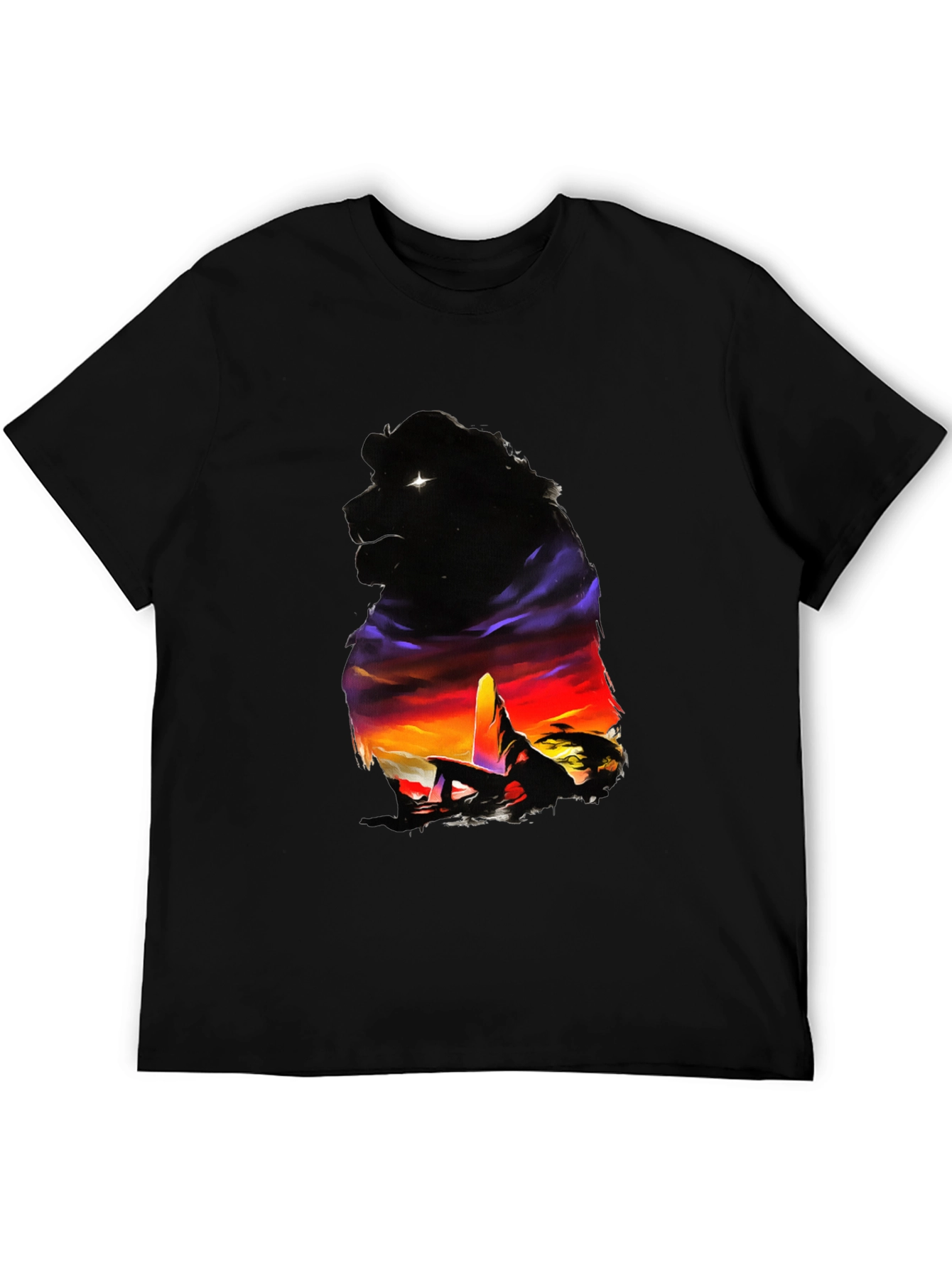 Lion King Sunset T-Shirt - Pride Lands Design