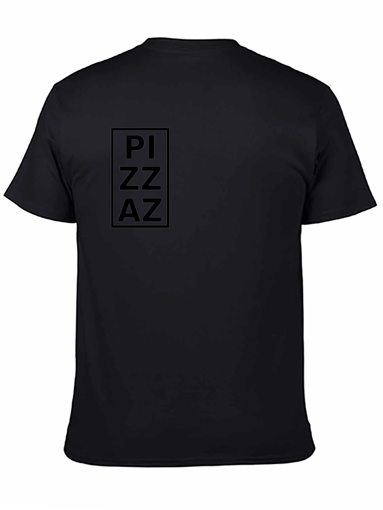Pizza Black T-Shirt - Casual Style