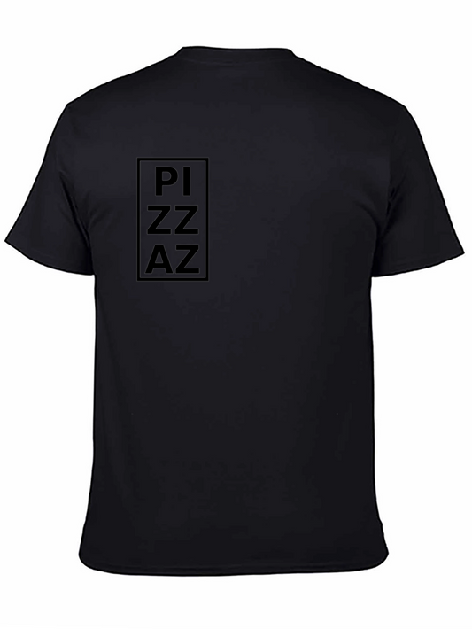 Pizza Black T-Shirt - Casual Style