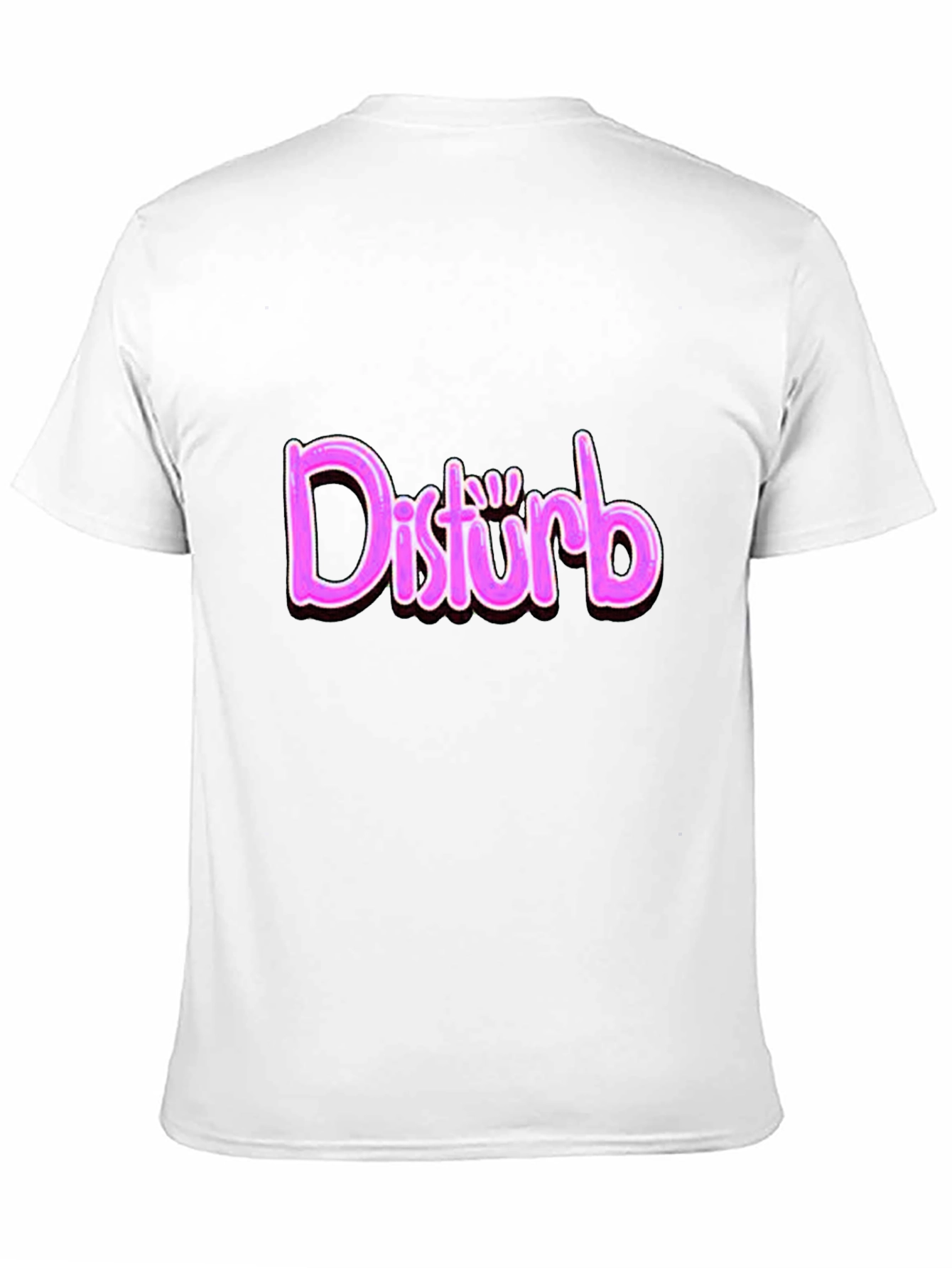 Disturb Graphic Print T-Shirt - Trendy Casual Wear
